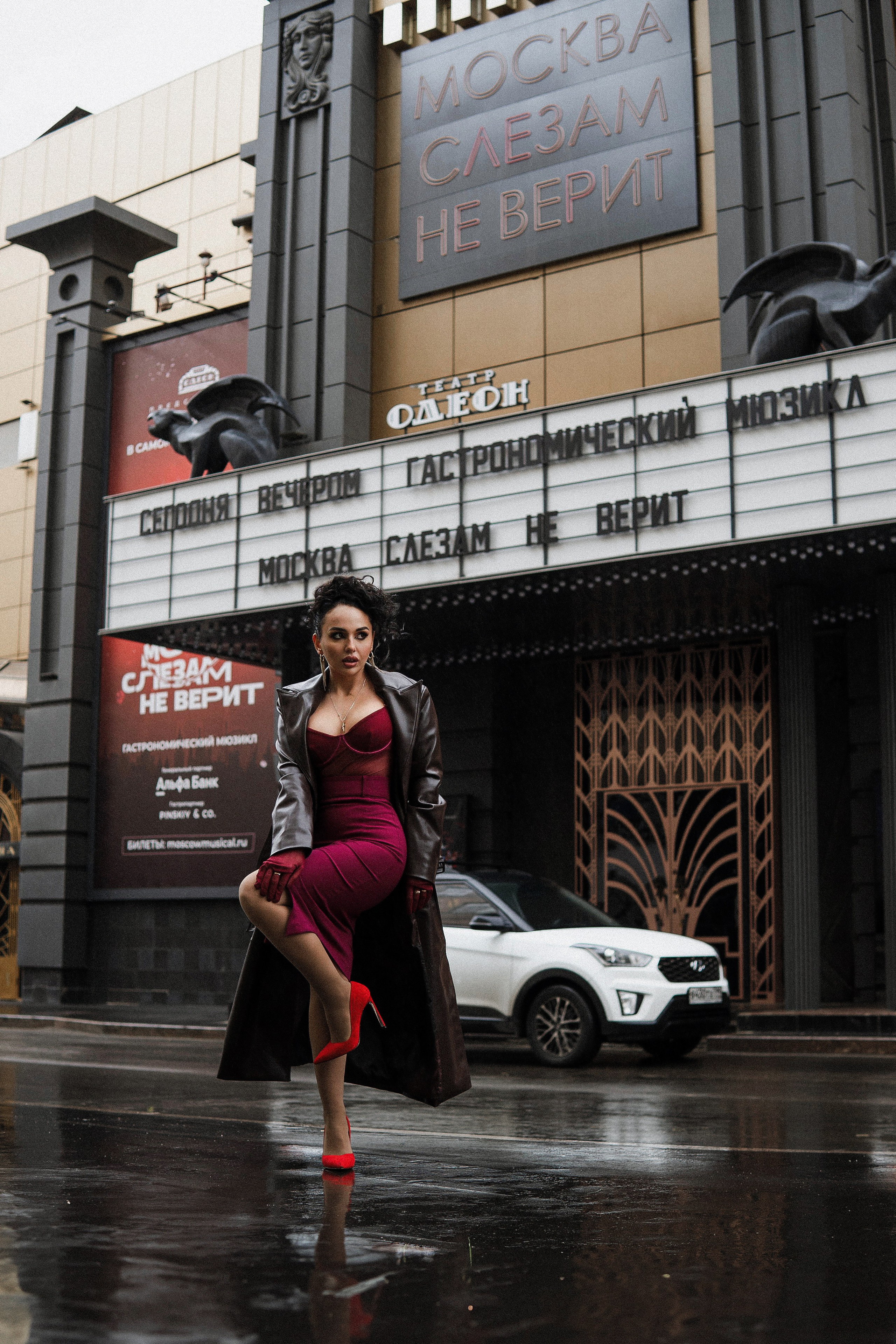 Ретро съемка — модель Алена. Фотограф Москва и Видеограф Москва