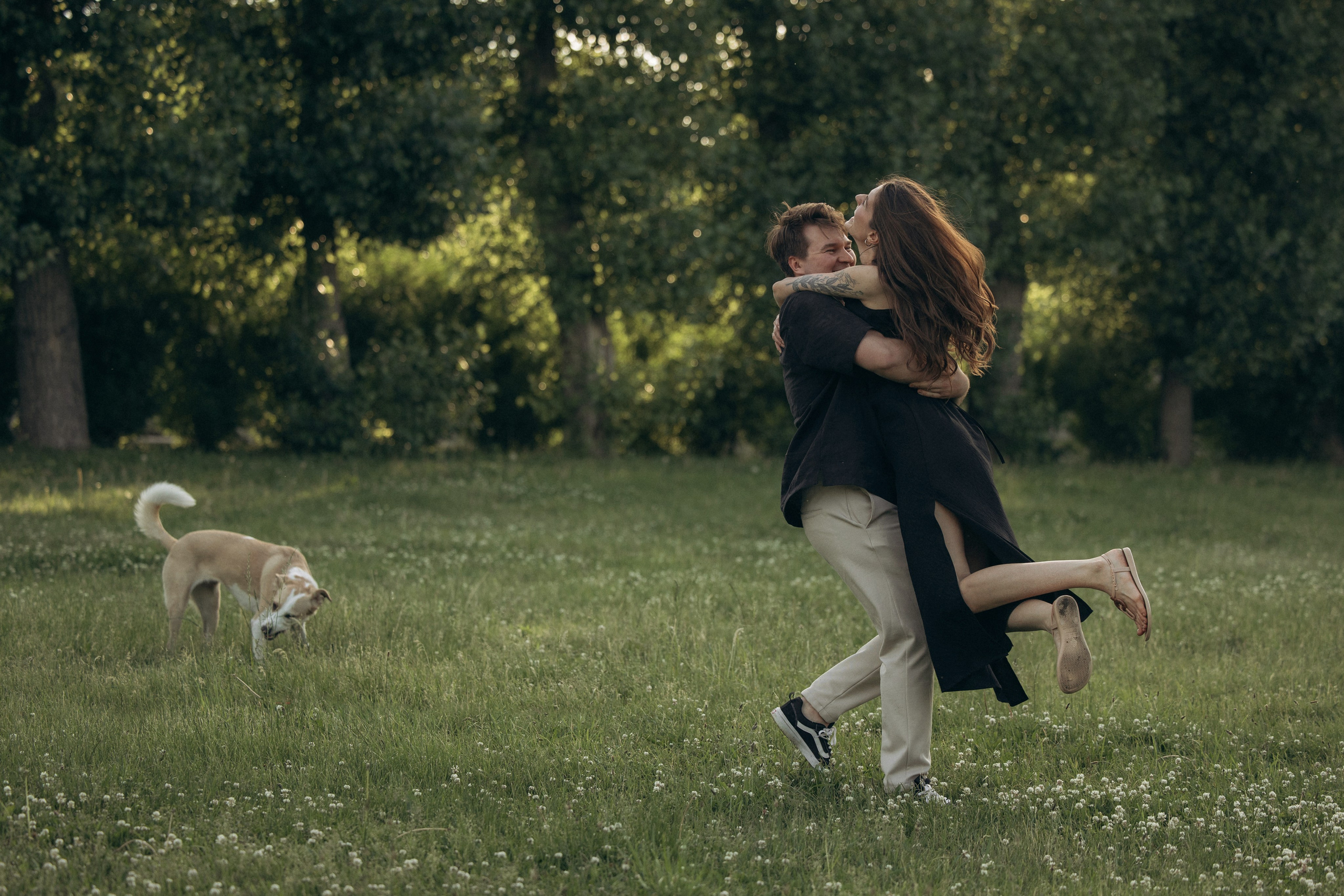 Парк Коломенское. Михаил, Анастасия и Ума. Фотограф анималист в Казани Алина Сулейманова. Фотограф животных
