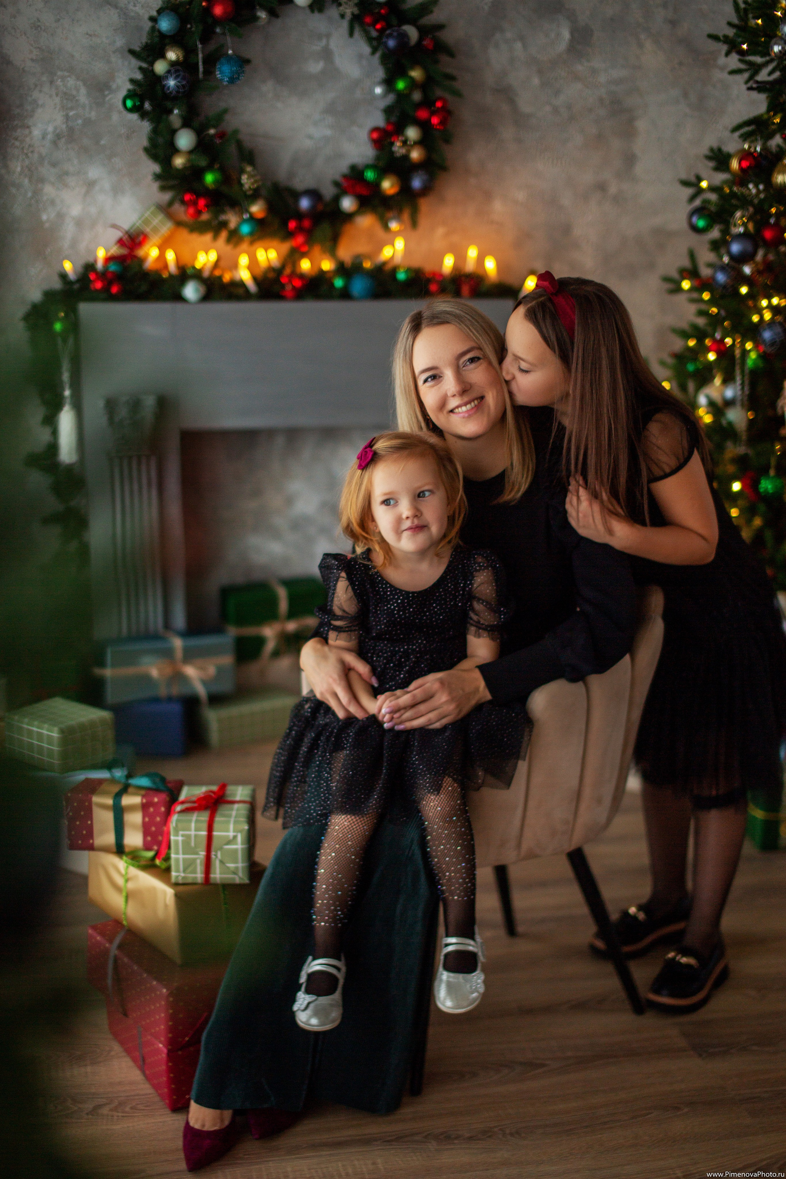 Новогодняя сказка Вари и Маруси, 2024. Семейный и детский фотограф в Петрозаводске