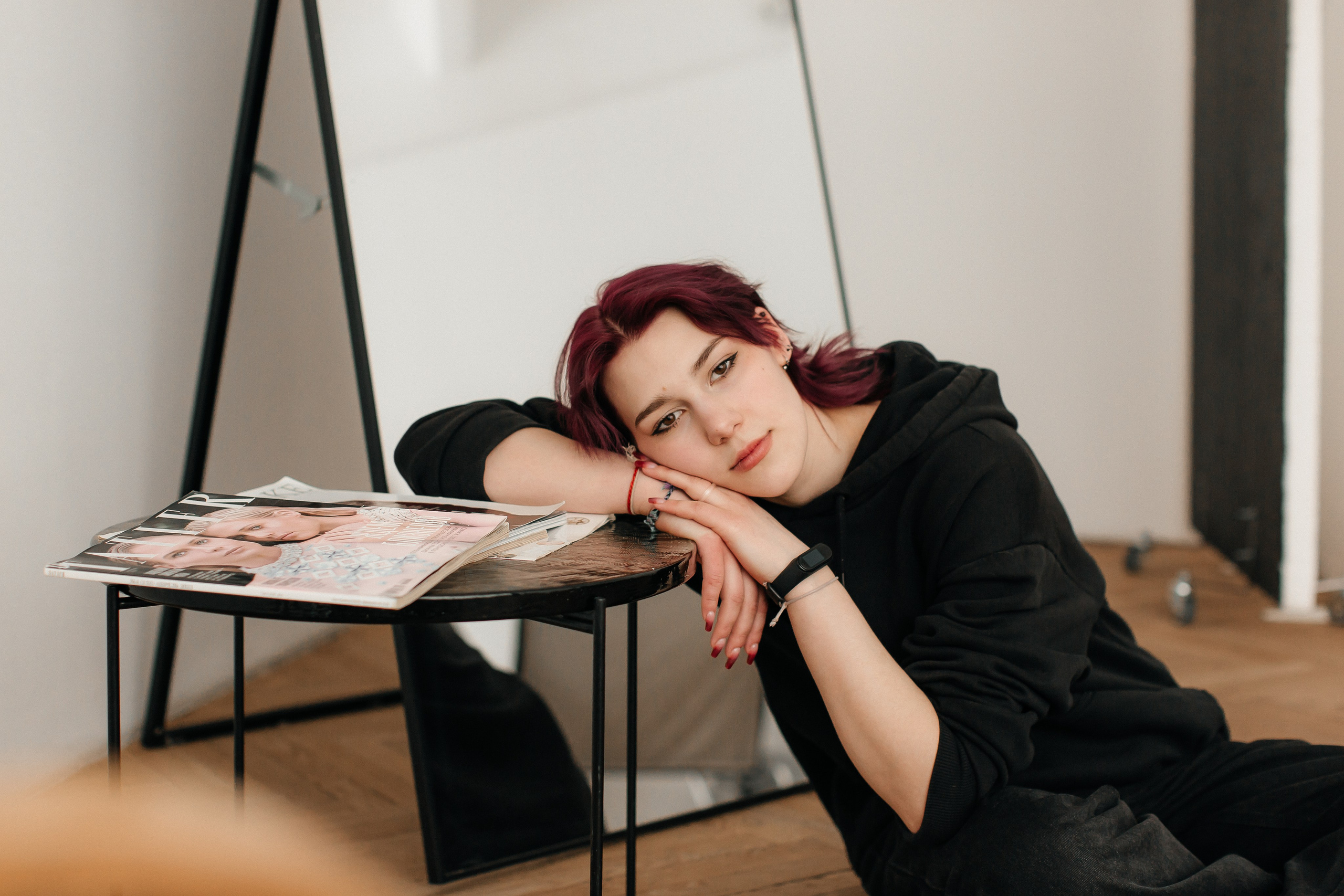 Любовь с семьей в студии. Семейный, детский и школьный фотограф в Москве Рудницкая Анна