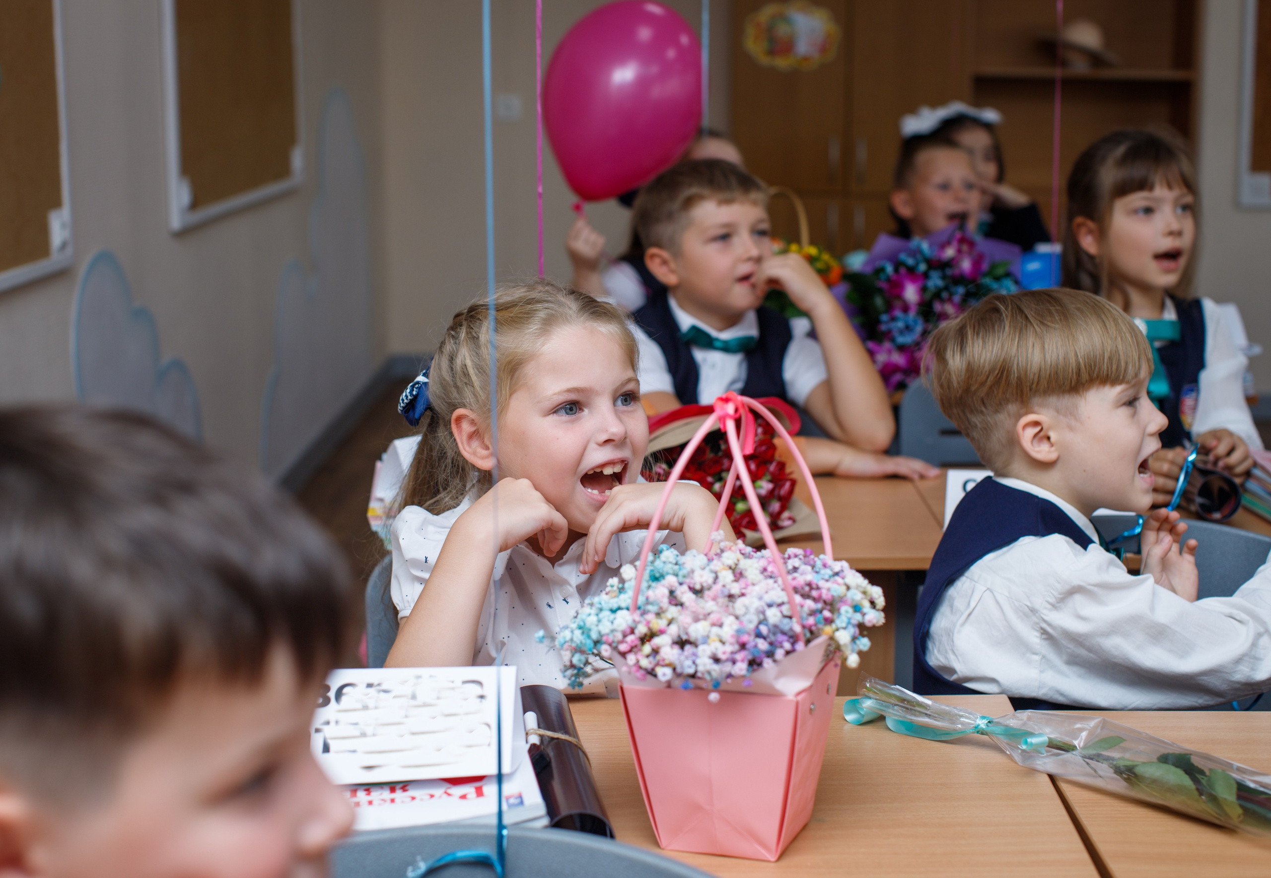 1 сентября / 1 класс / Гимназия № 1558 / г. Москва. Детский и семейный фотограф Мария Киселёва. Москва