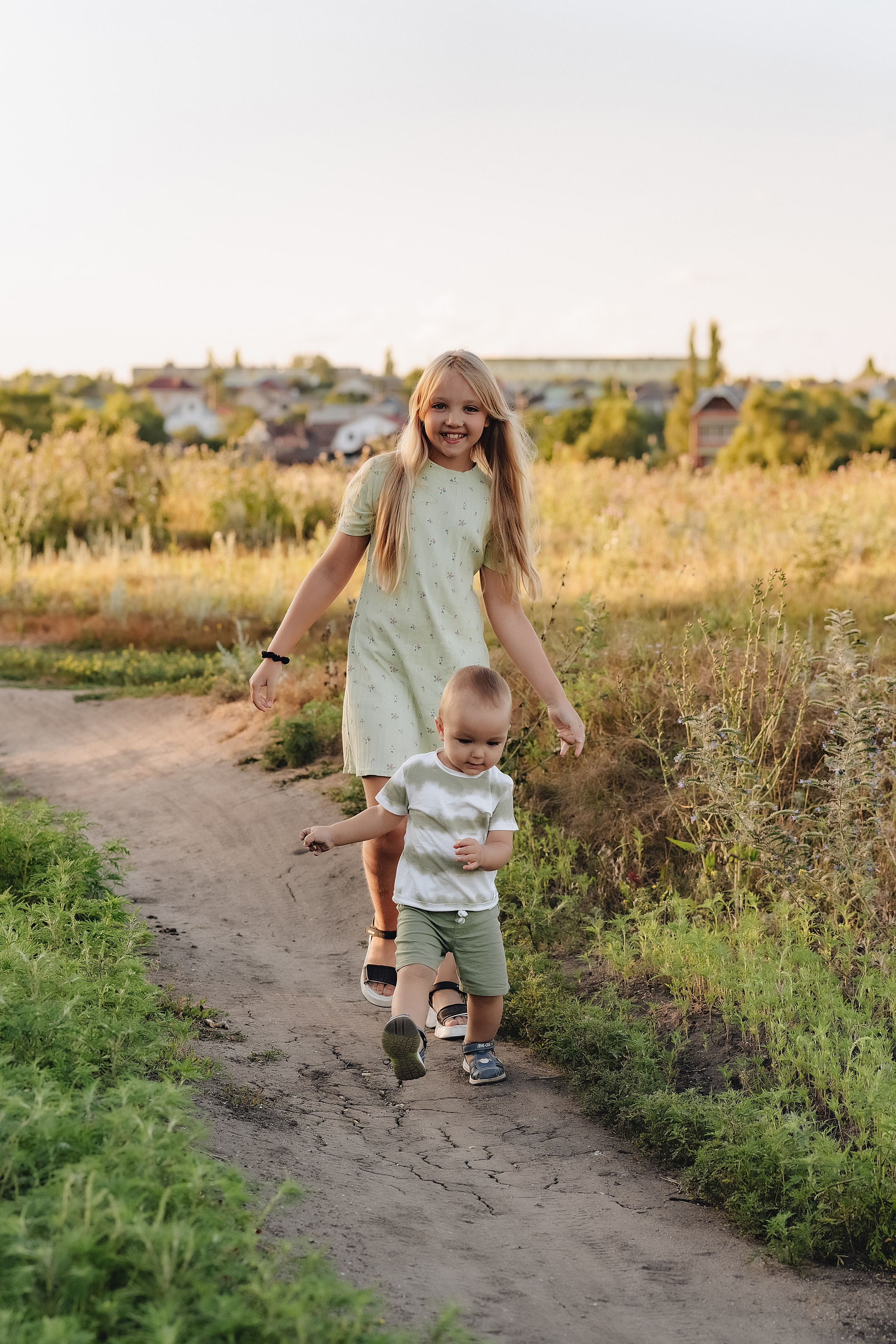 Семейная съемка на закате. Фотограф Карина Шмулёва. Воронеж и область