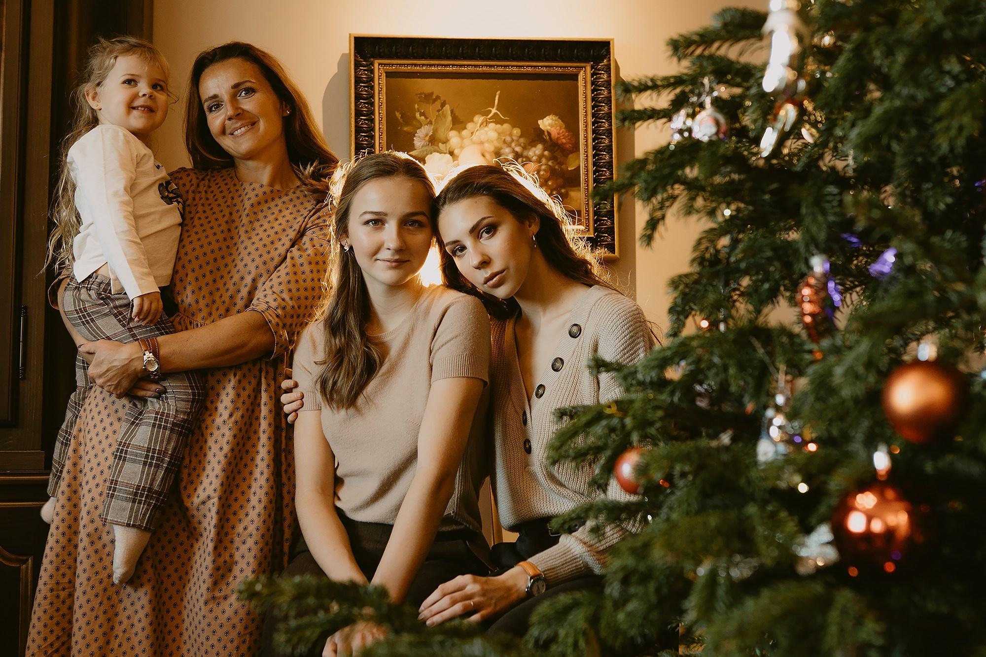 Новогодняя фотосессия дома. Семейный фотограф Маша Тимофеева | Москва