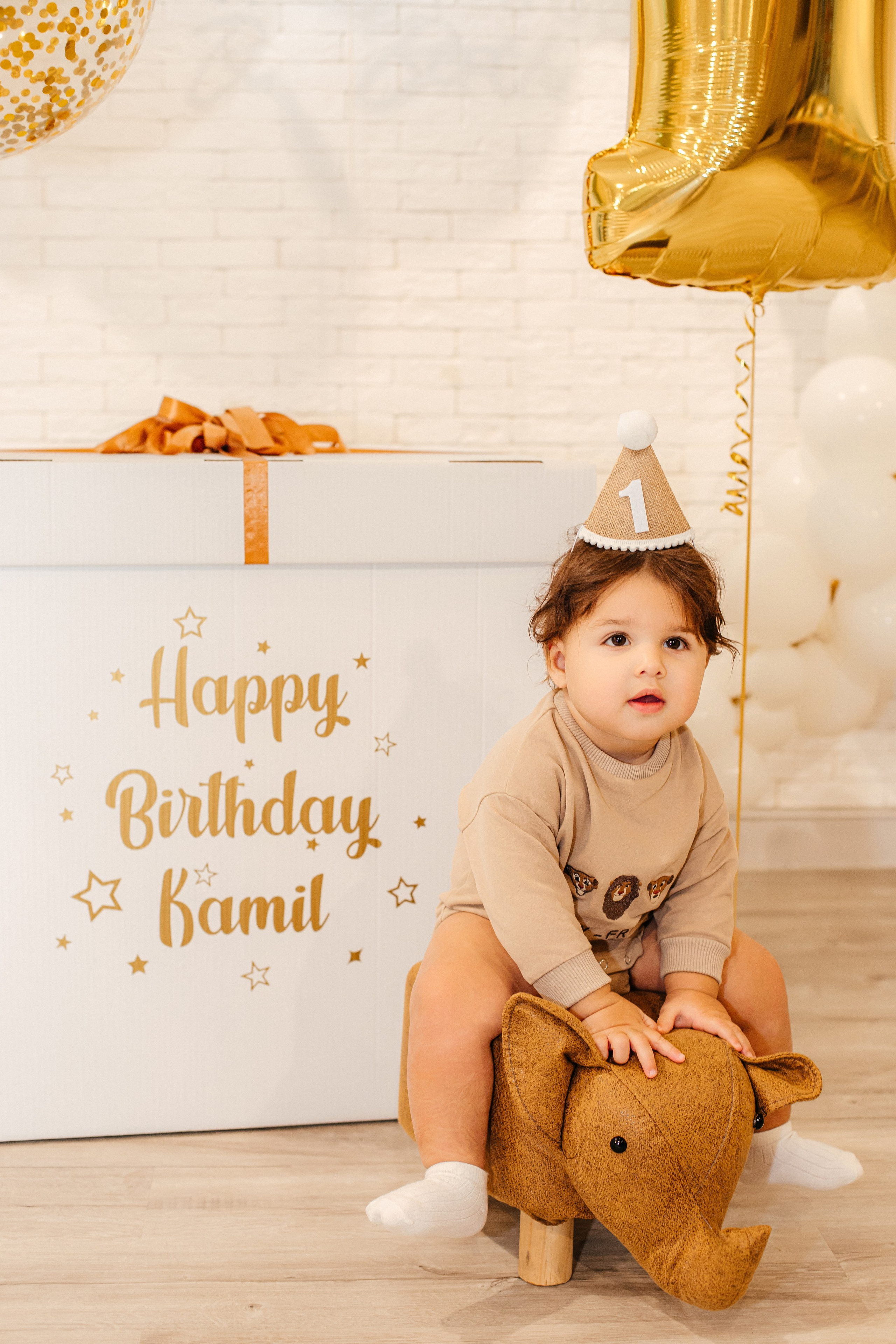 Камилю 1 годик — студия. Elena Sova — семейный и женский фотограф в Санкт-Петербурге