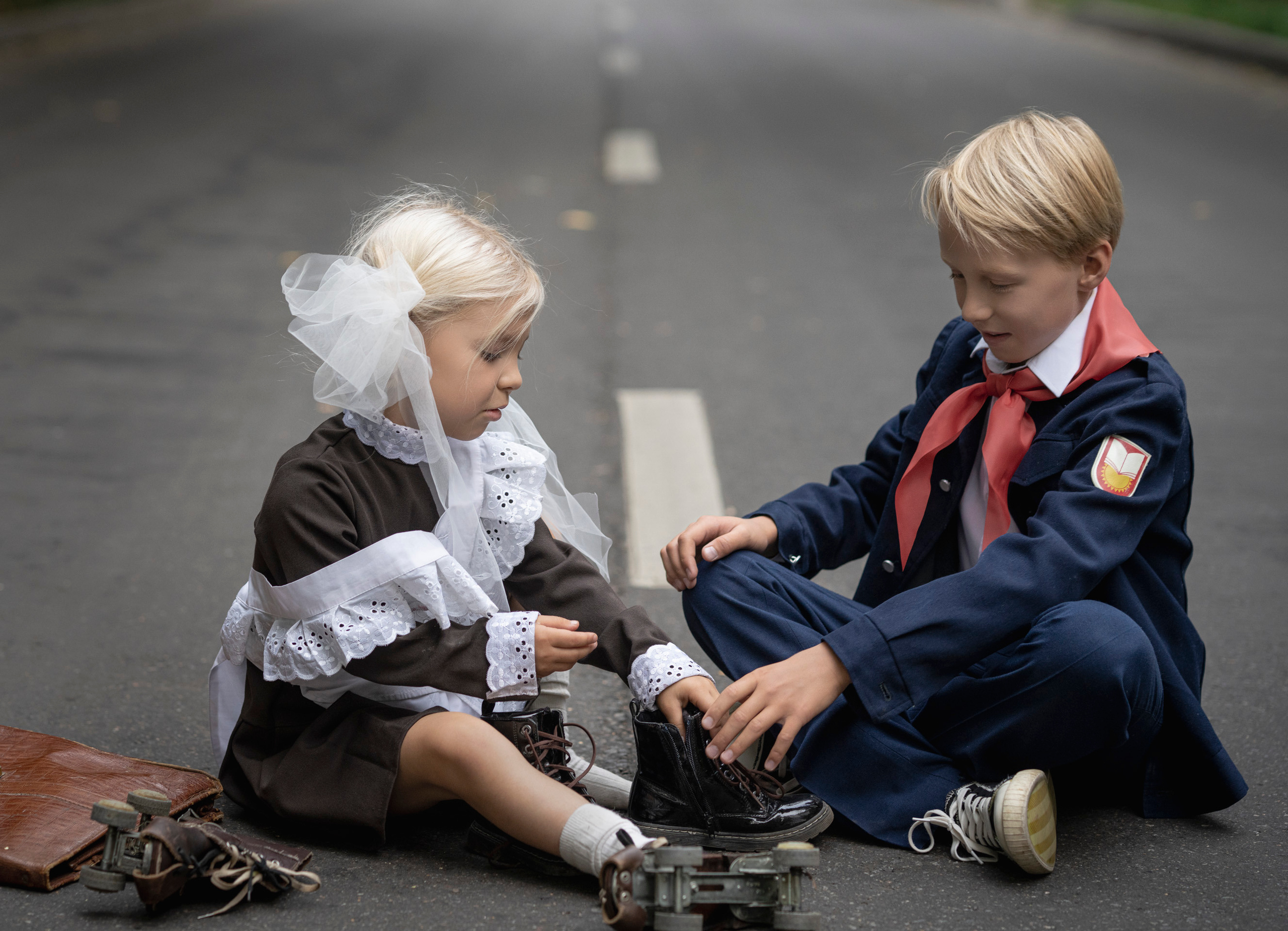 Школьная пора: прогулка. Фотограф Сергей Танков