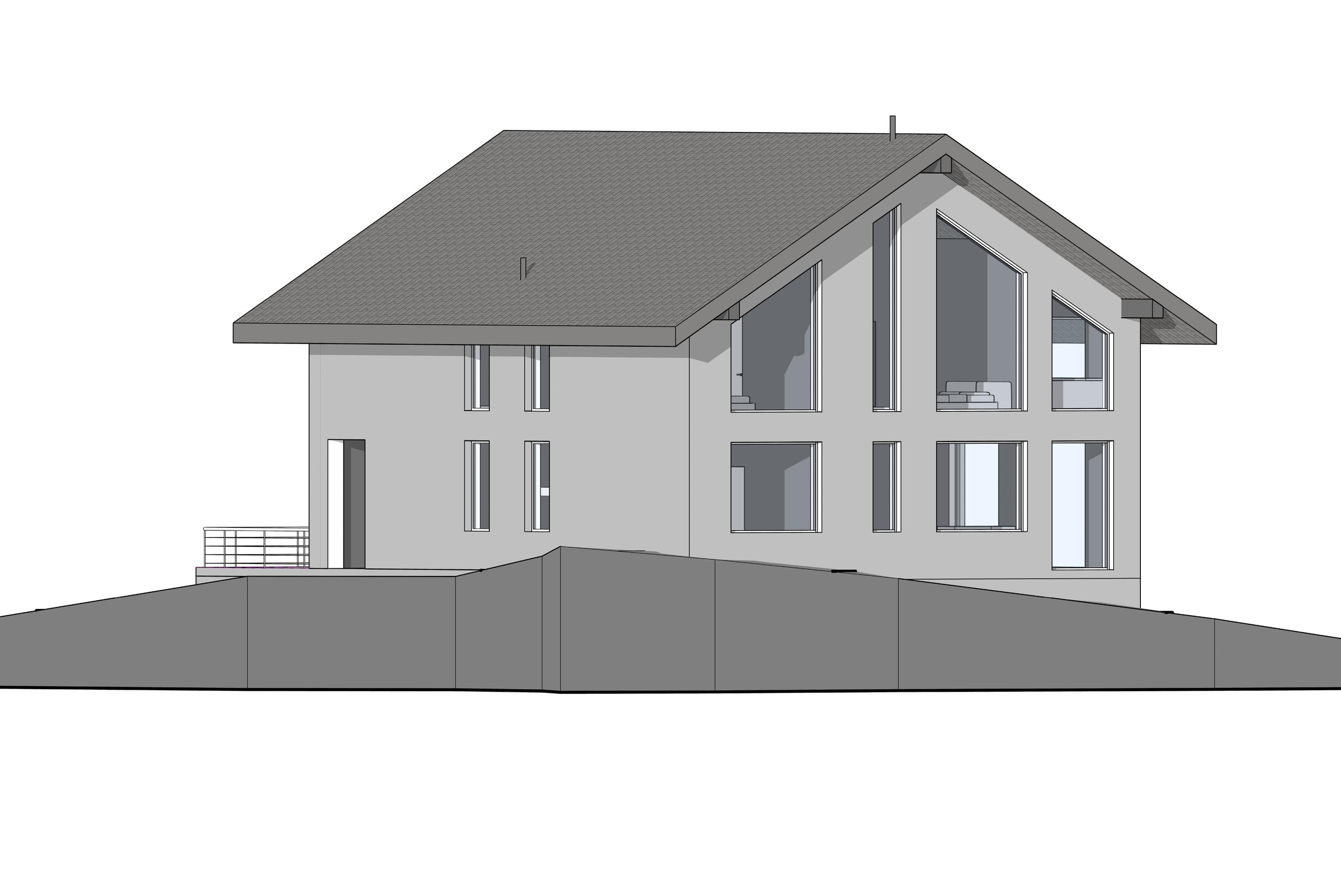 Загородный дом Сикачи-Алян. Архитектурно-дизайнерское бюро ROOMS