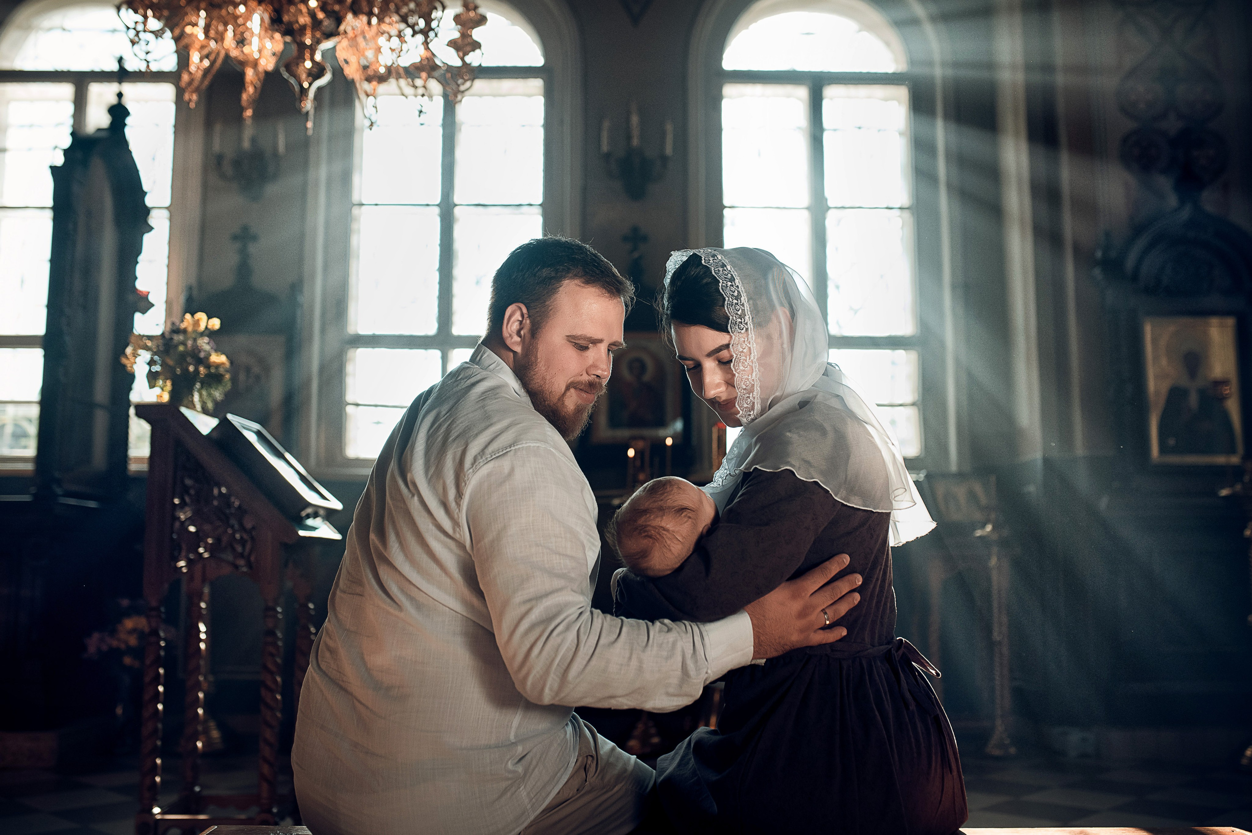 Крещение Святослава.Рахманово. Свадебный, семейный и детский фотограф в Москве и области