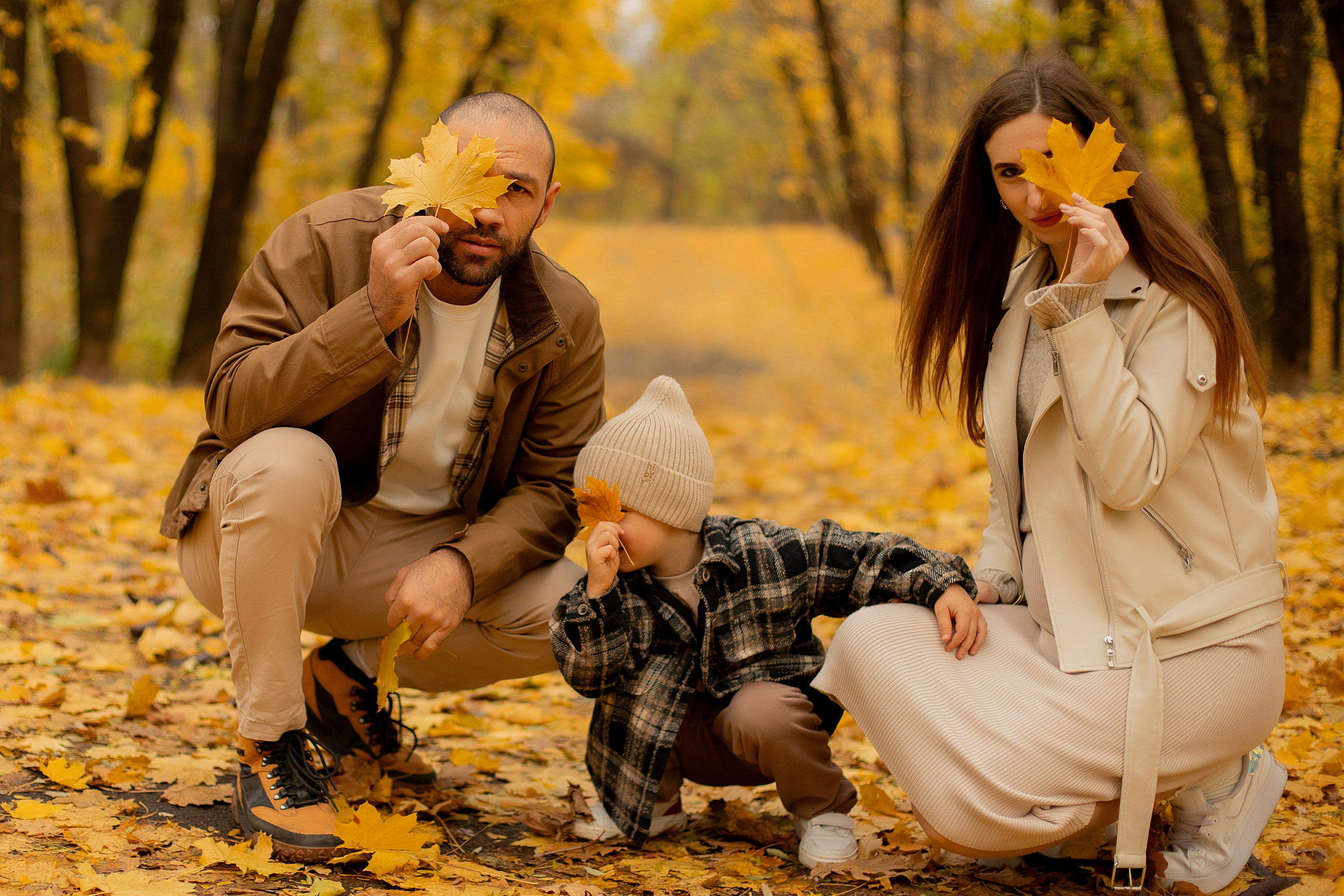 Семейная осенняя фотосессия. Семейный и индивидуальный фотограф в Ростове-на-Дону
