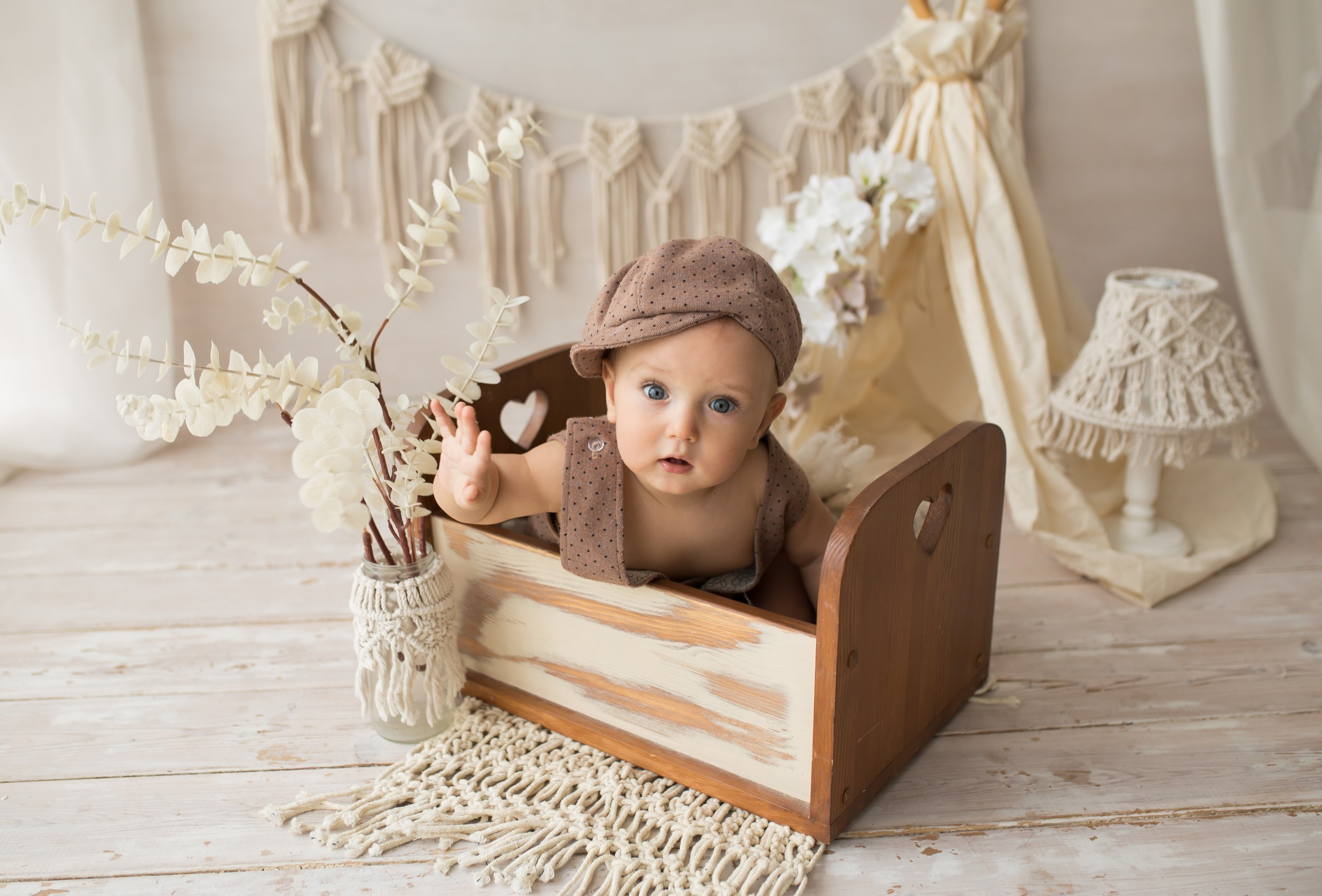 Детская фотосессия в Казани. Фотограф новорождённых малышей и детский фотограф В Казани Лана Максим