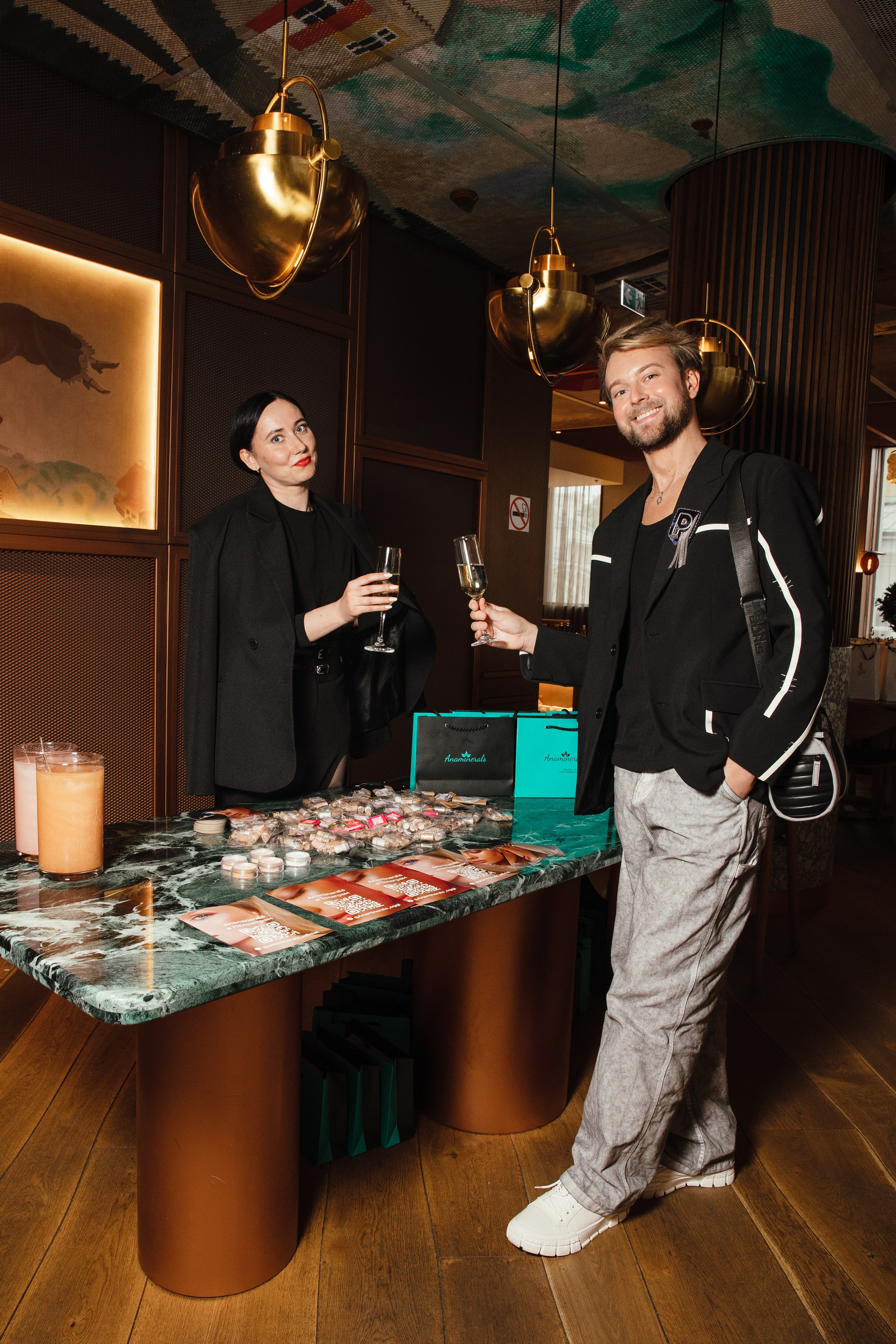 Презентация Russian Fashion Dom в ресторане Shagal. Контент фотограф в Москве и области Елена Кулакова