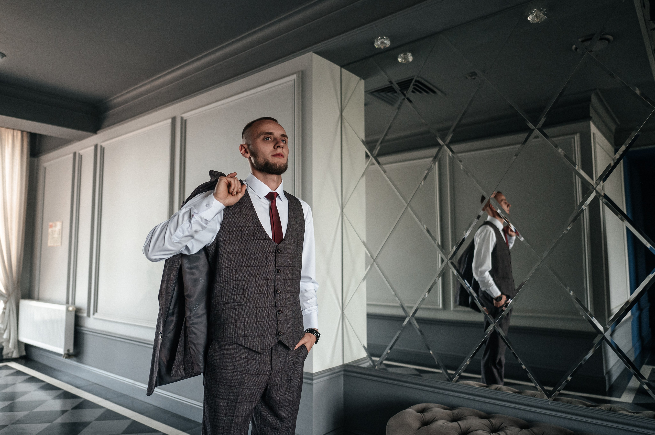 Максим и Наталья. Сборы, прогулка. Фотограф Екатерина Бочарникова