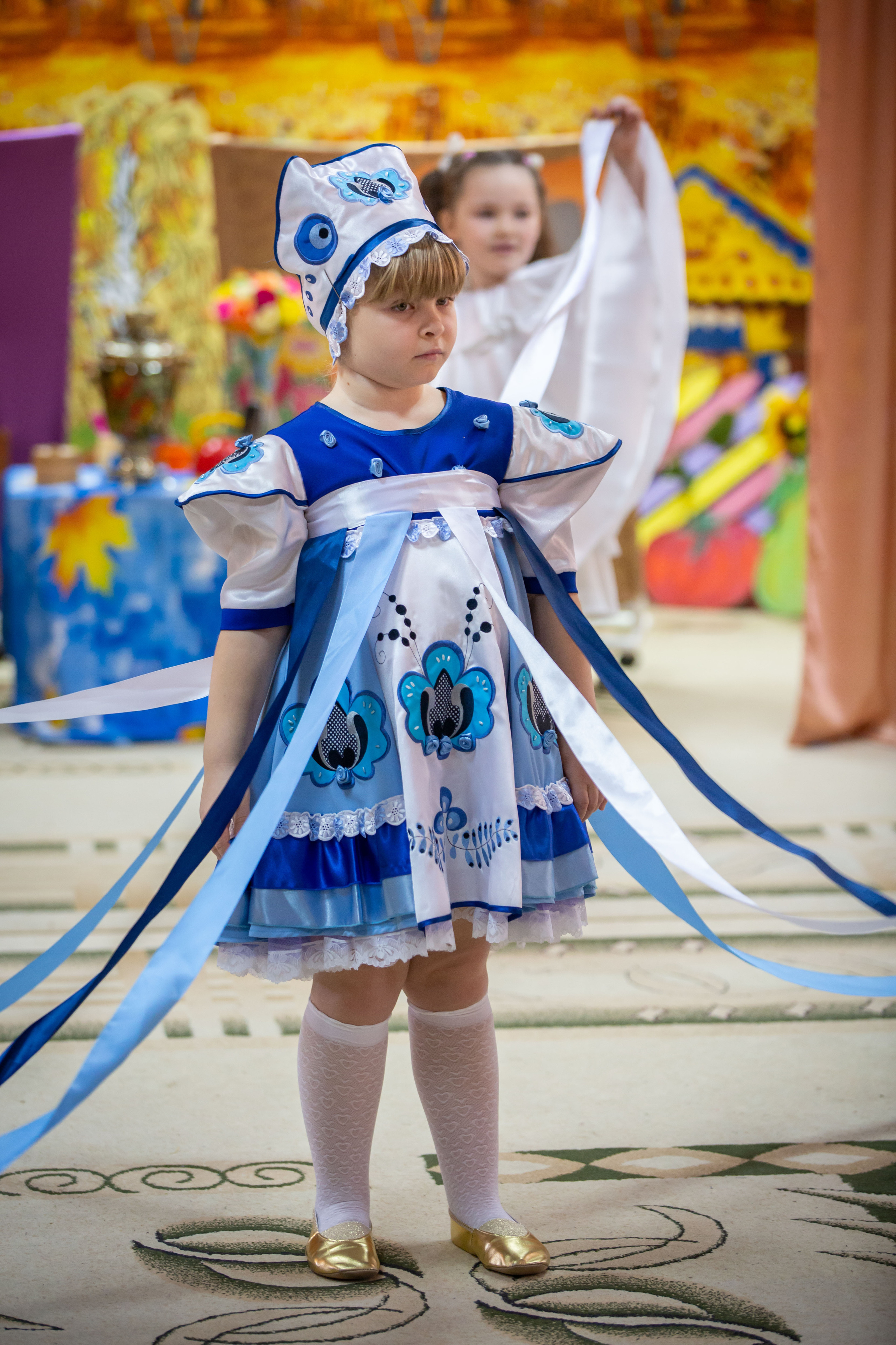 Репортаж осеннего утренника «Муха-Цокотуха». Школьный и детсадовский фотограф Москва. Детский фотограф