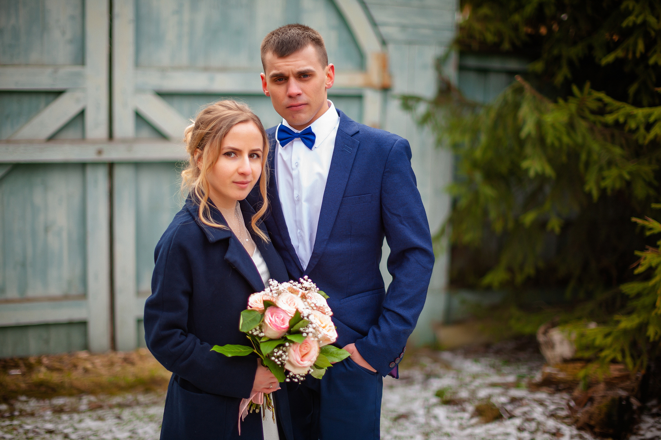 Мартовская свадебная сьемка в центре города. Олег Сверчков | Свадебный фотограф Вологда