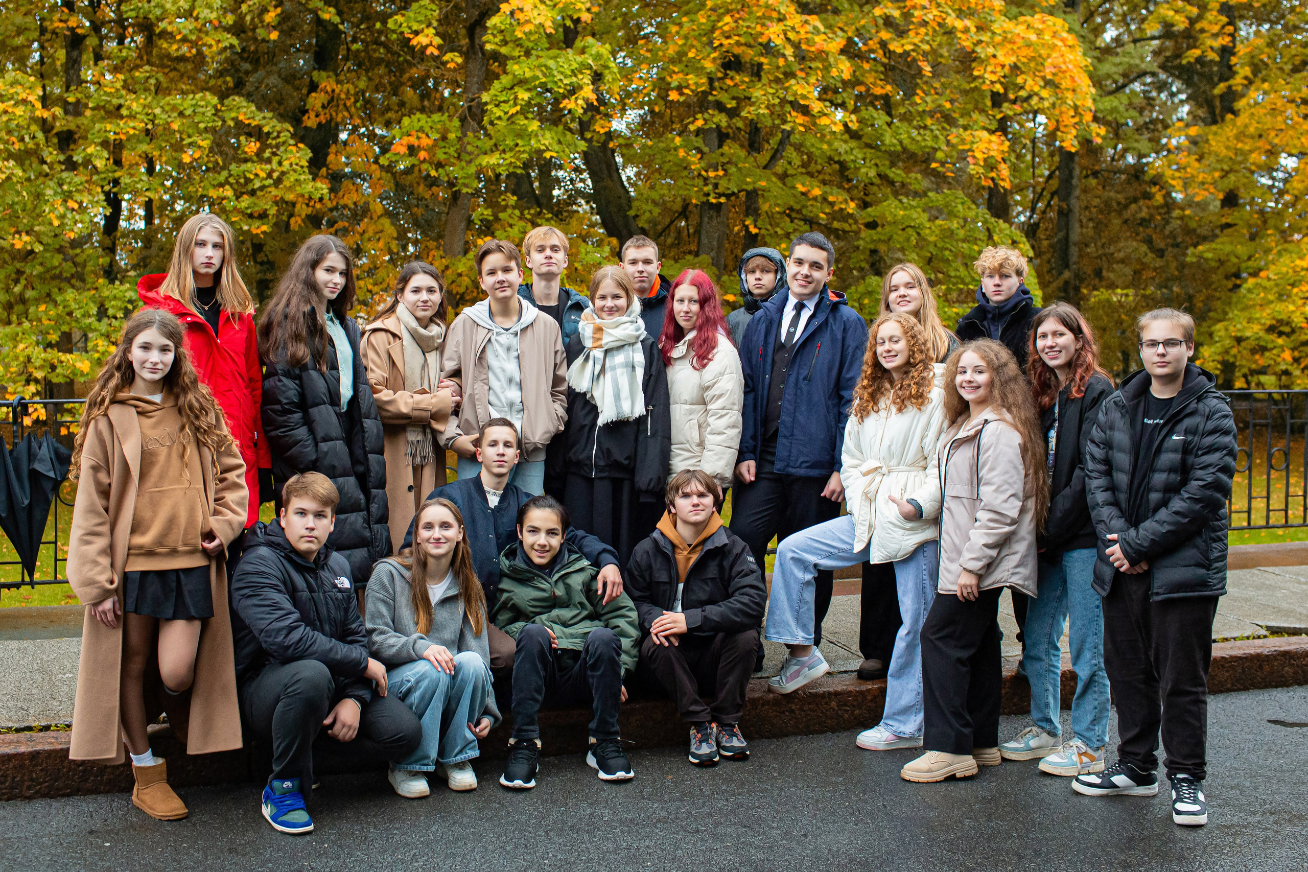 Осень. Старшая школа. Свадебный, семейный, детский фотограф в Санкт-Петербурге
