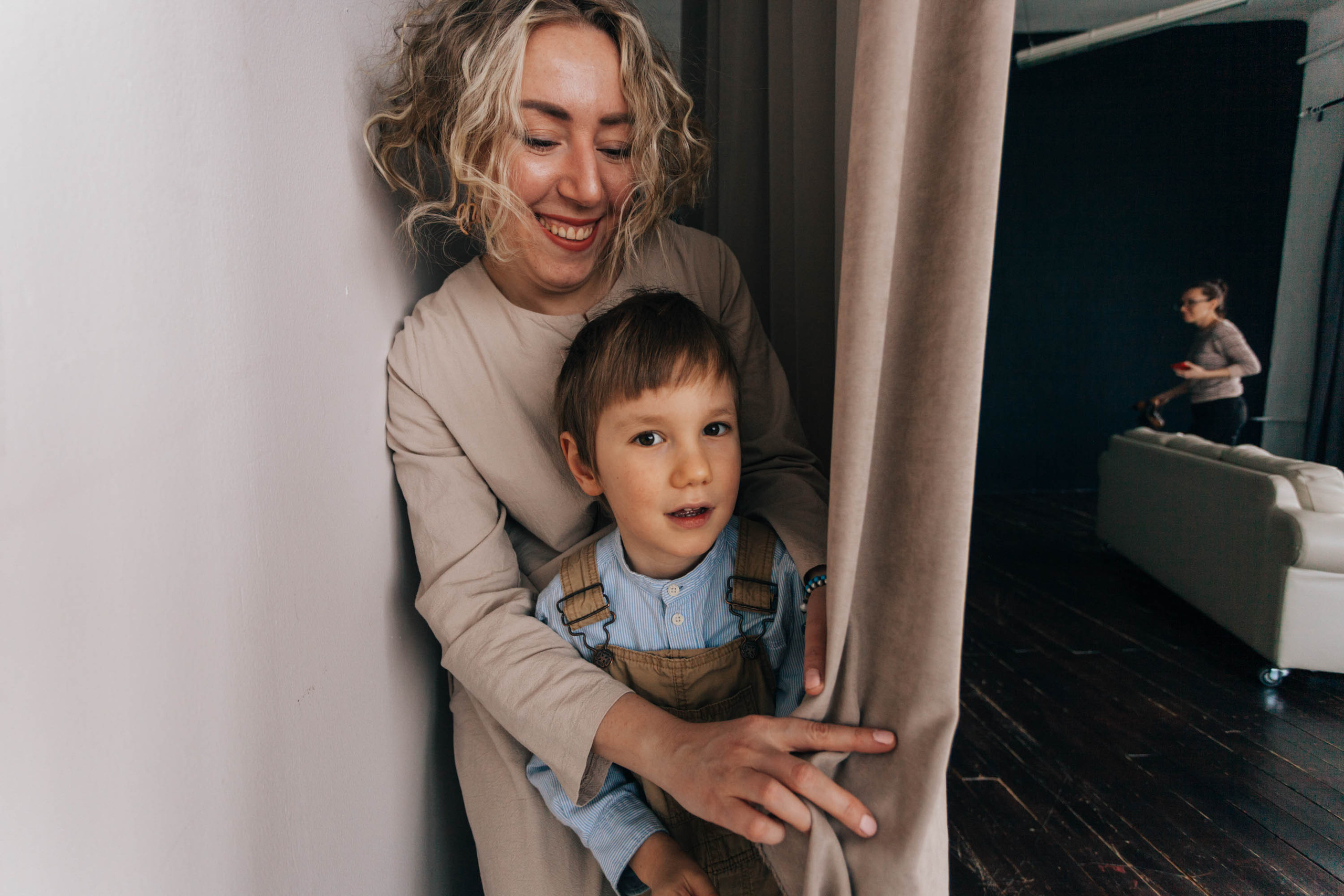 Наташа и сын Андрюша. Саида Шигапова