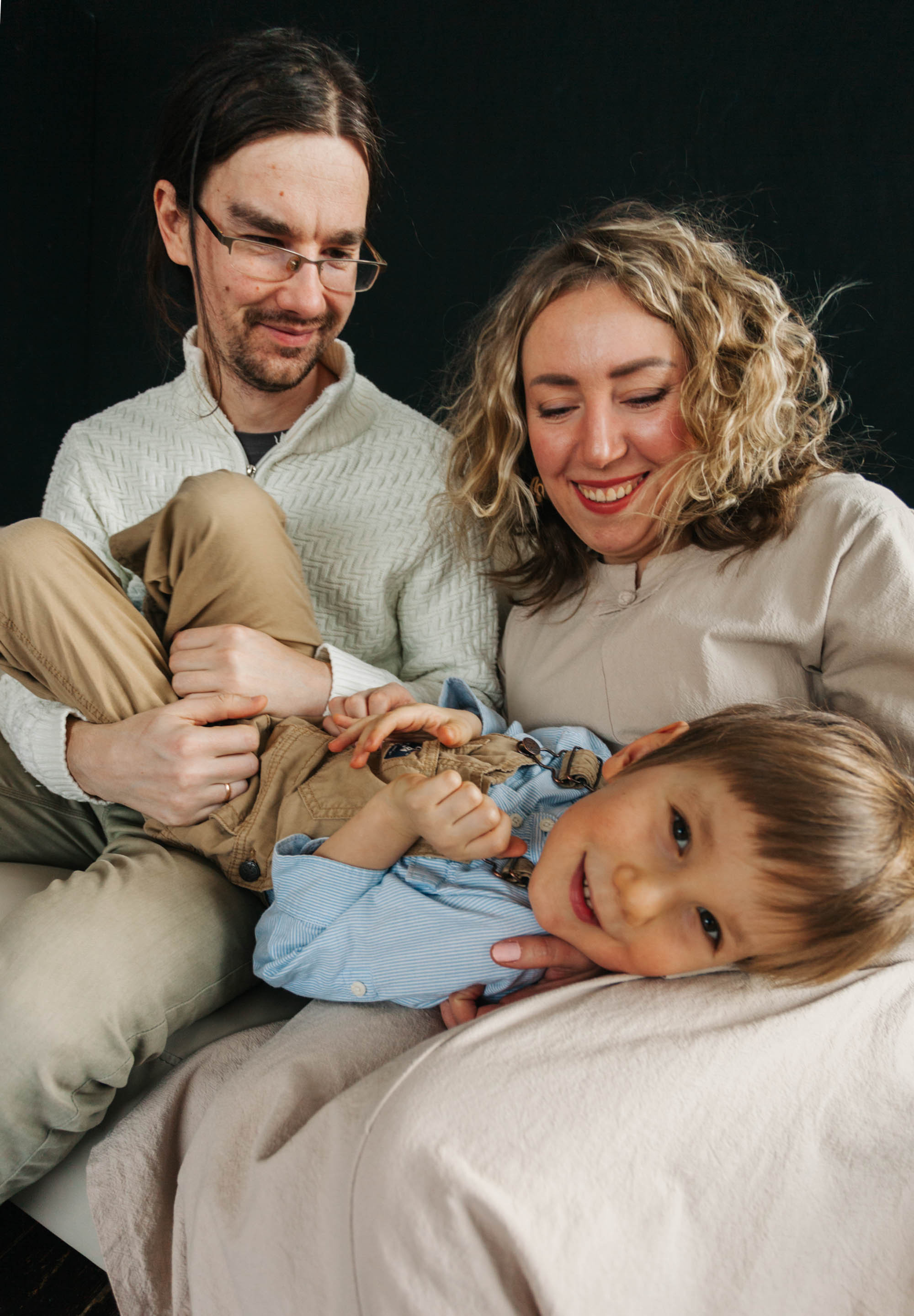 Наташа и сын Андрюша. Саида Шигапова