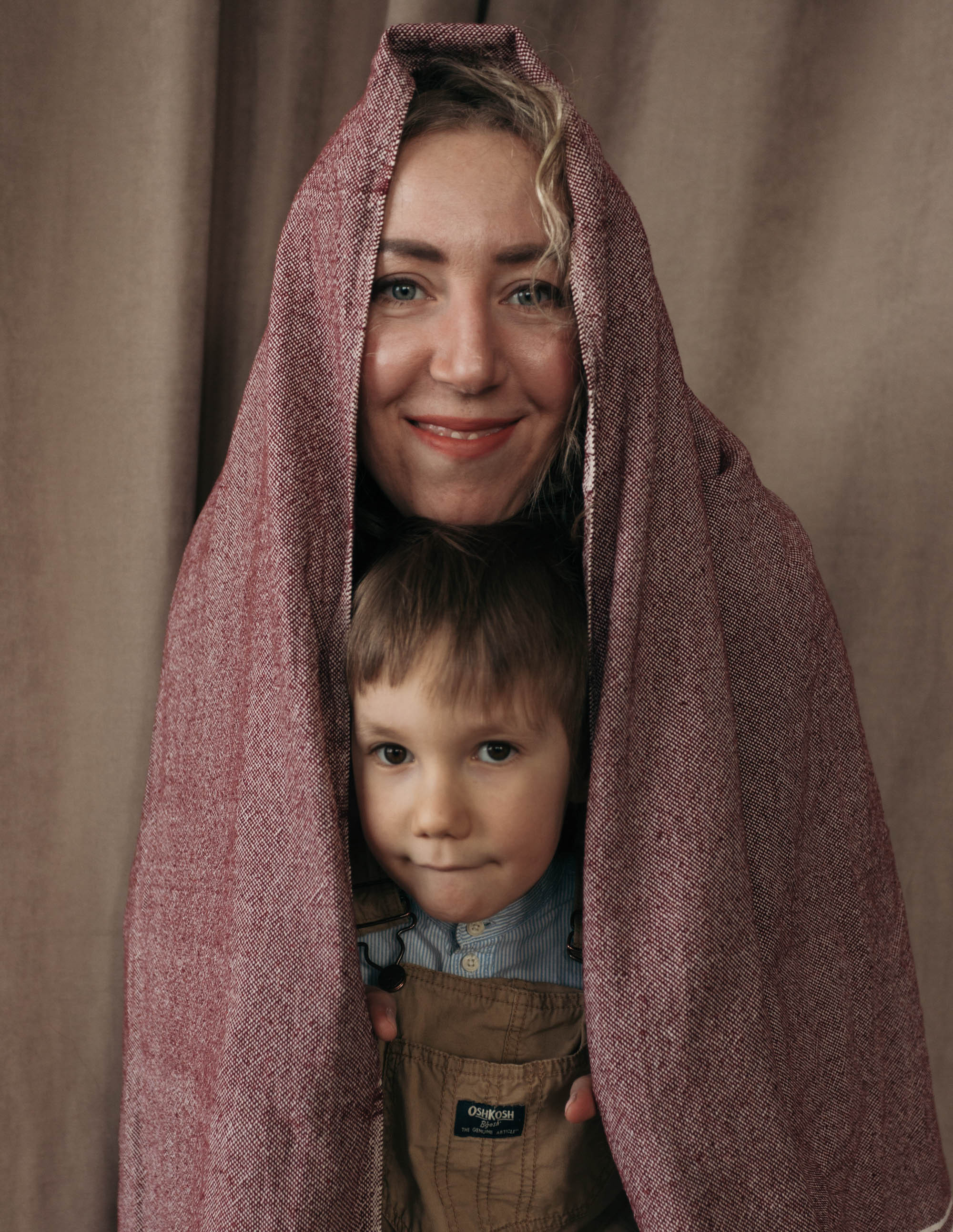 Наташа и сын Андрюша. Саида Шигапова