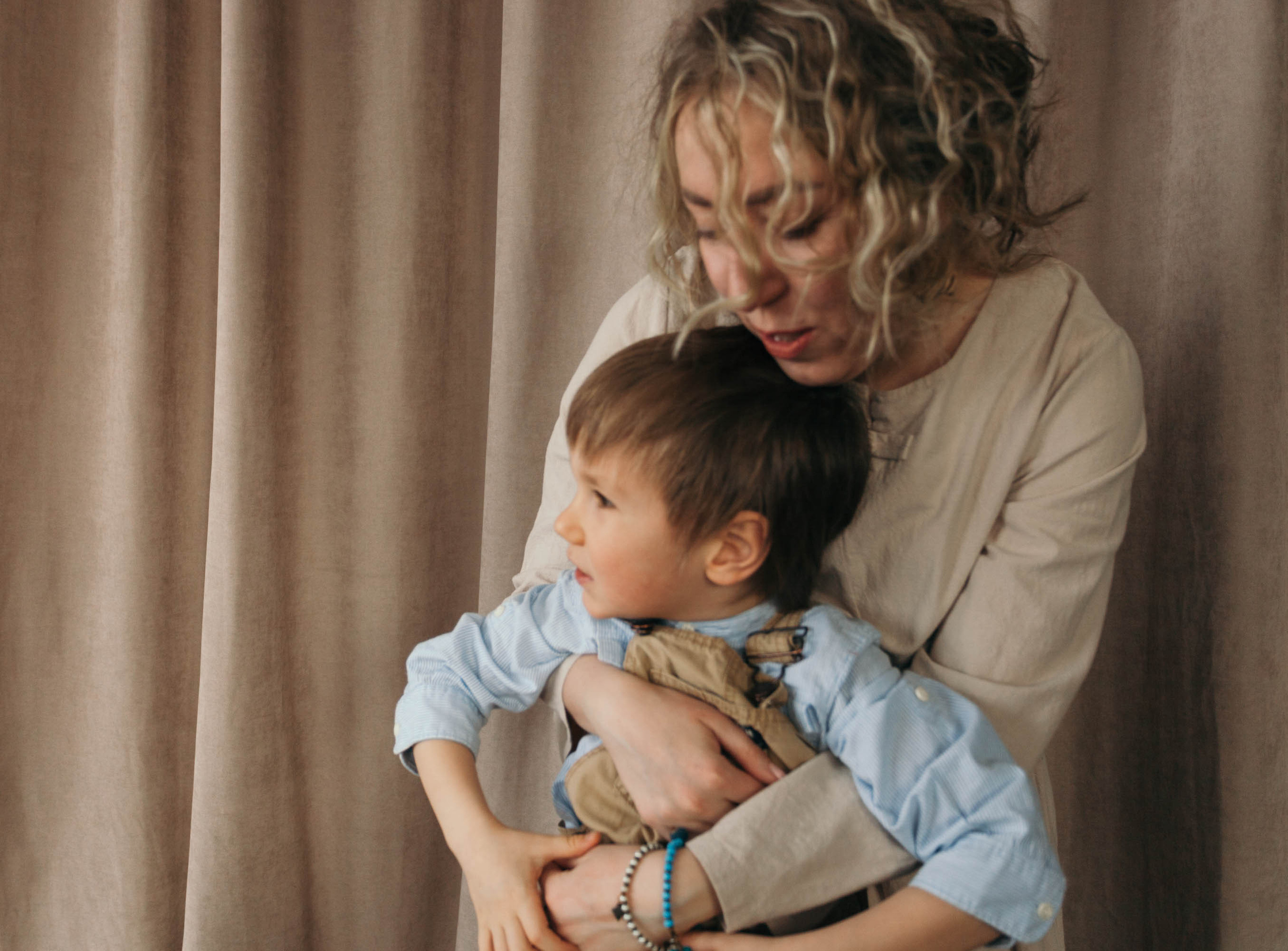 Наташа и сын Андрюша. Саида Шигапова