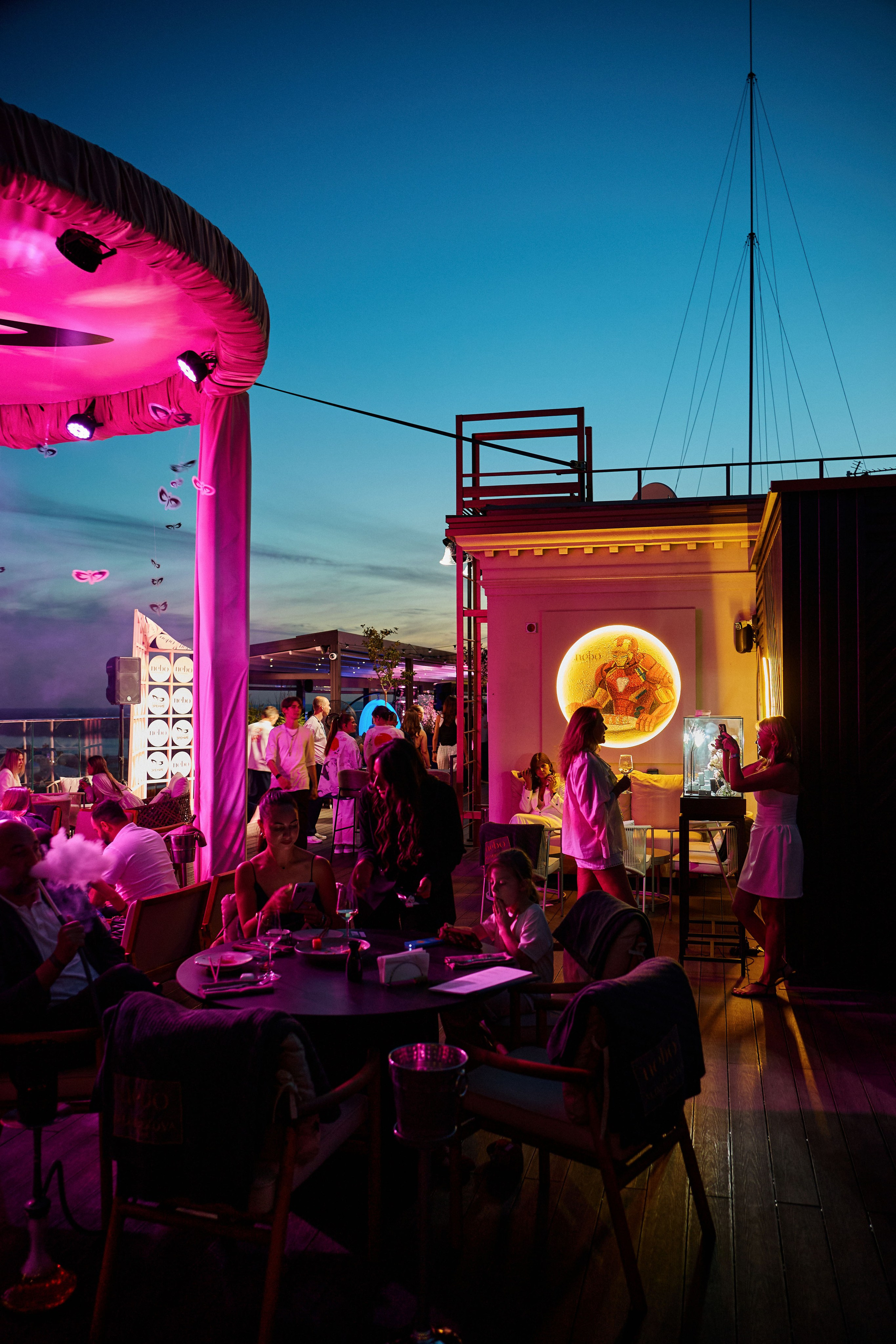 Высокий вечер в ресторане Nebo. DENISOV ART (фото, видео, дизайн) САМАРА