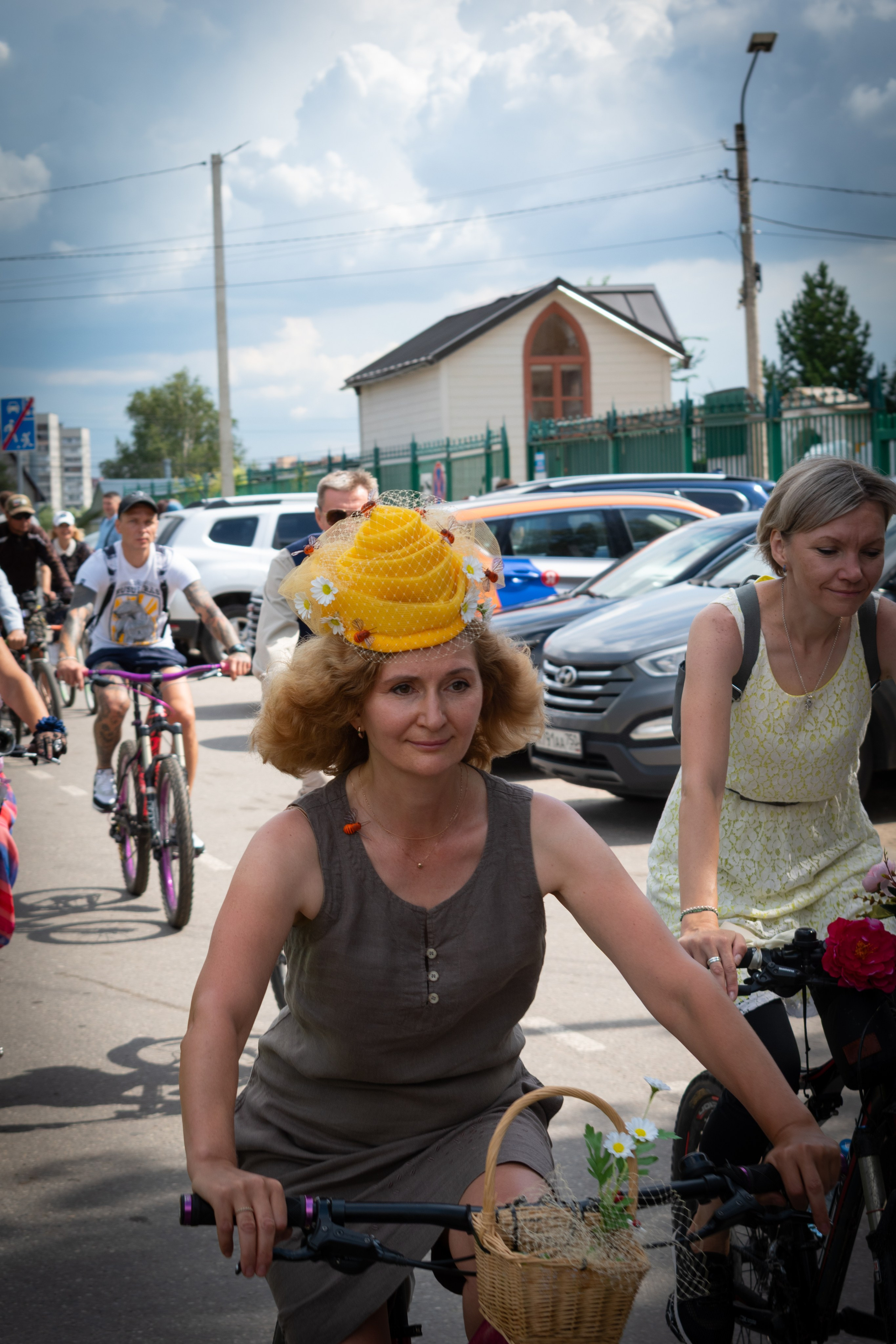 «Леди на велосипеде» — велопробег по г. Жуковскому 2025. Репортажный фотограф Сыбер Мартти