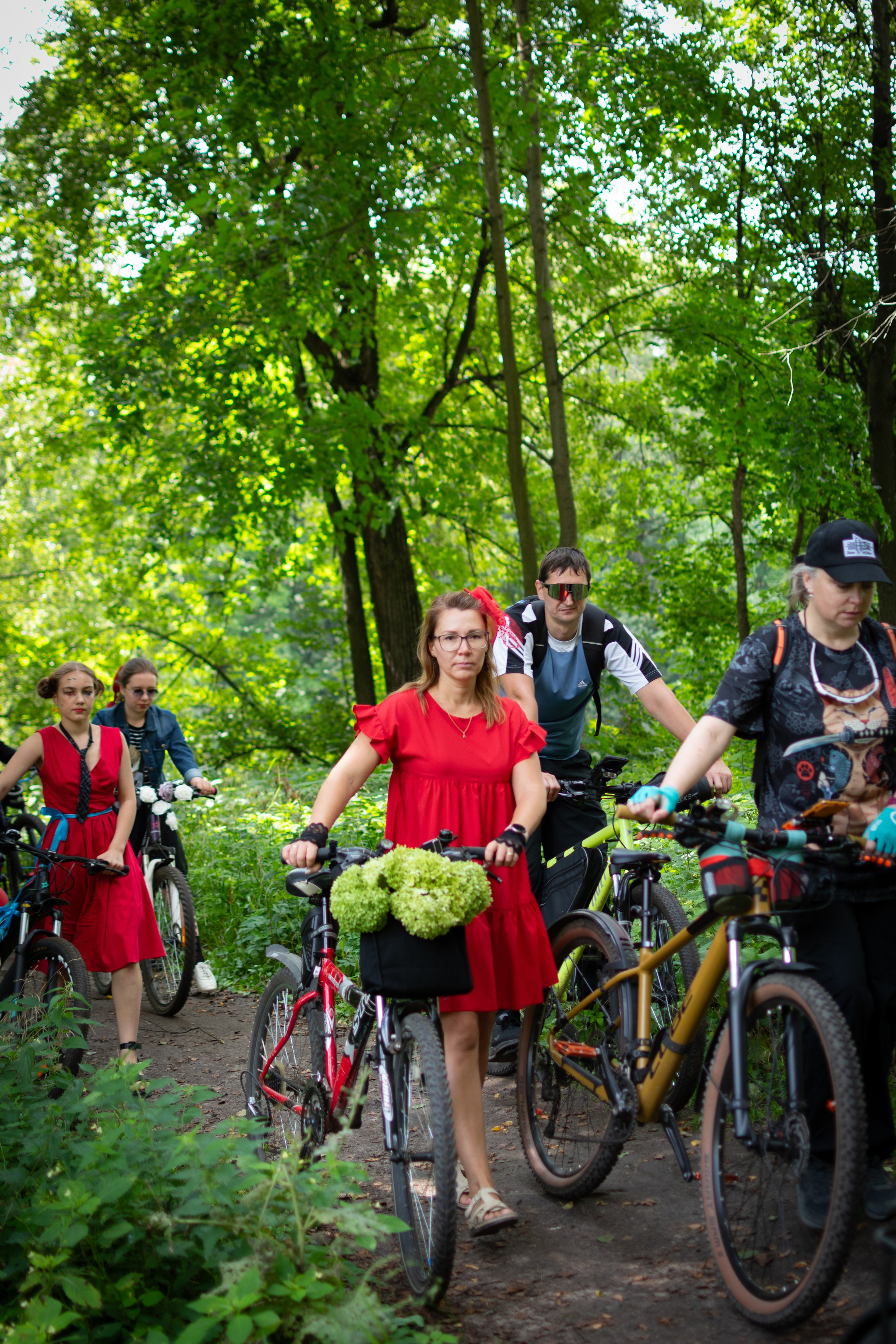 «Леди на велосипеде» — велопробег по г. Жуковскому 2025. Репортажный фотограф Сыбер Мартти
