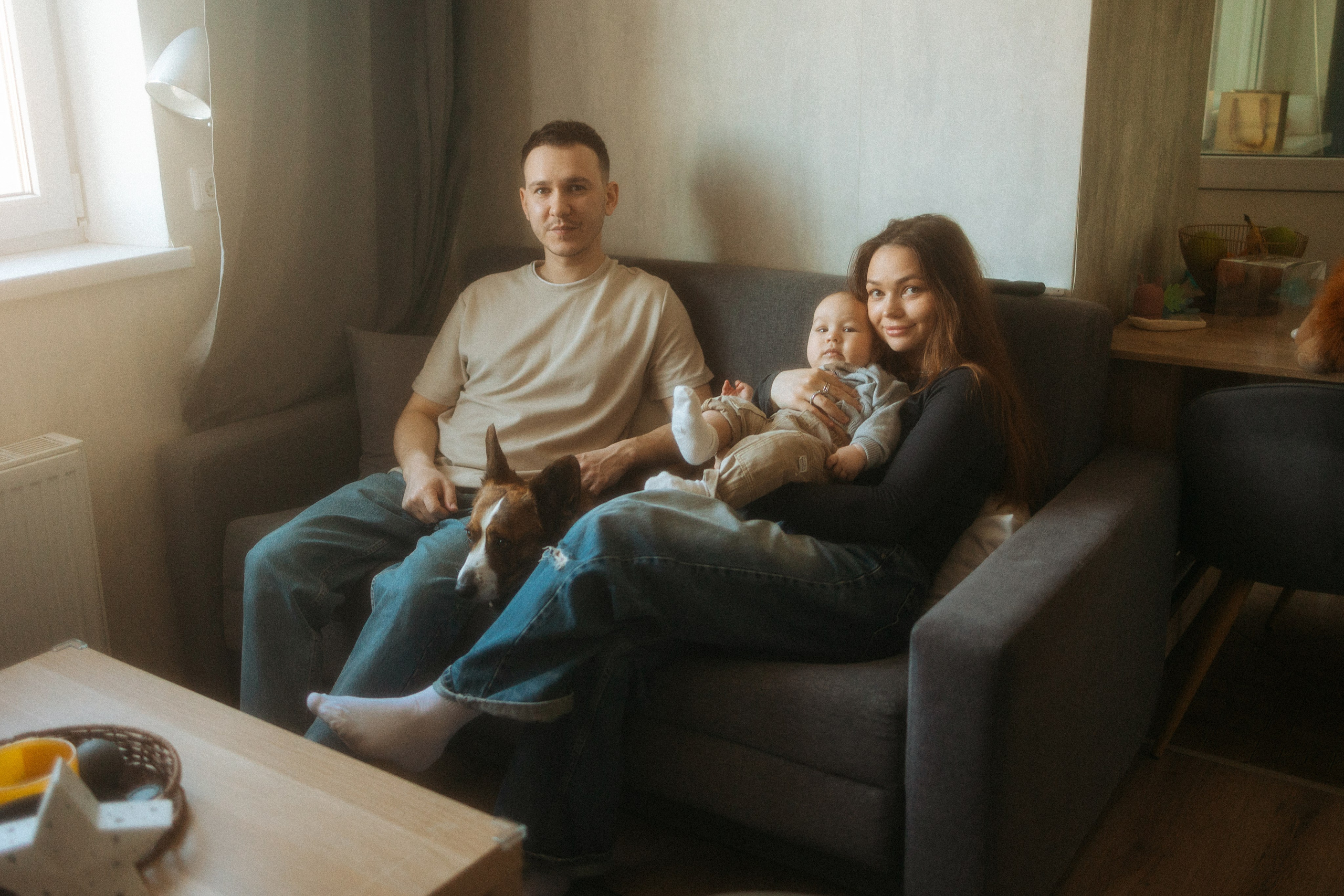 Робби, Лена, Андрей и Марк. Фотограф анималист Анастасия Пикей