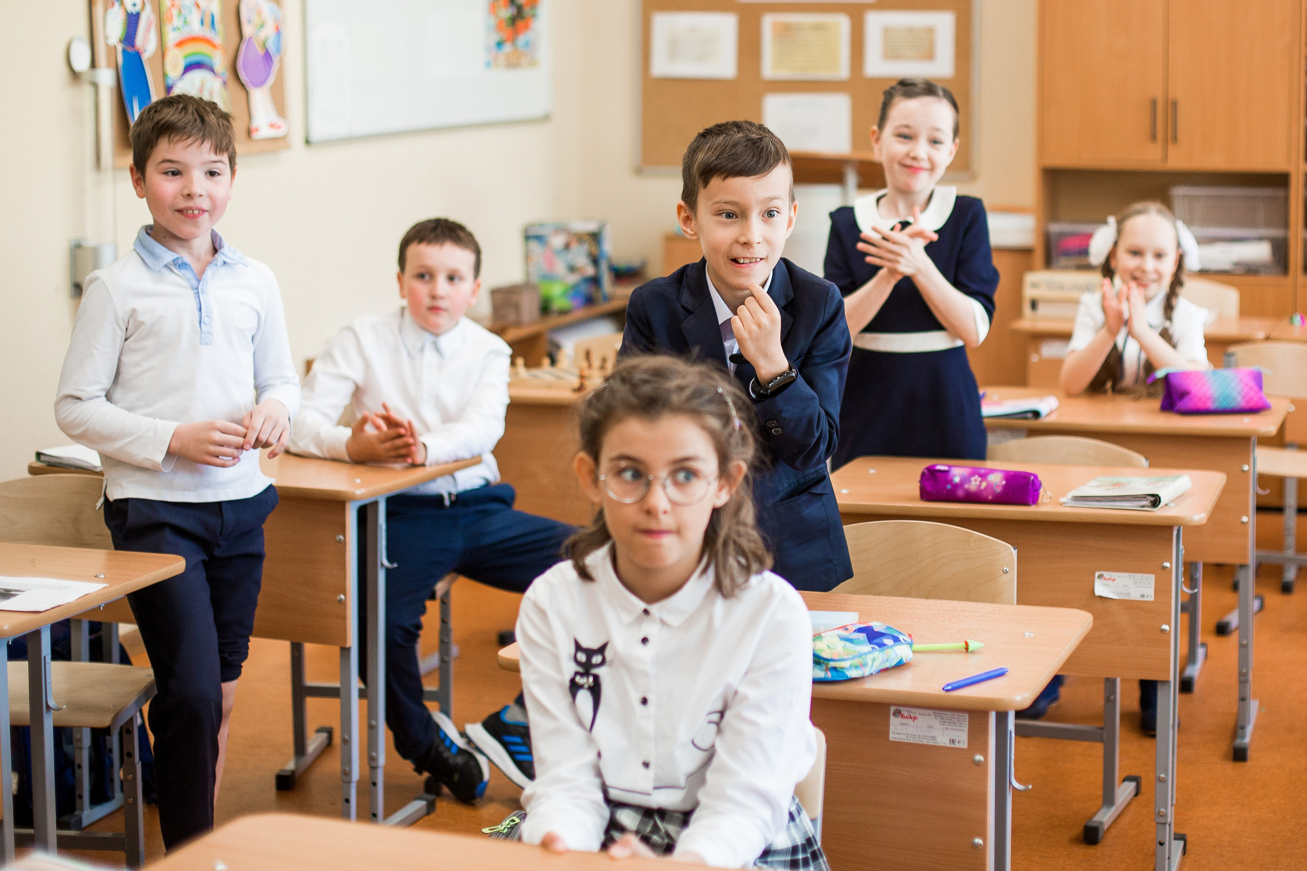 Школьная фотосъемка 3 класса. Репортажный фотограф Борис Геер