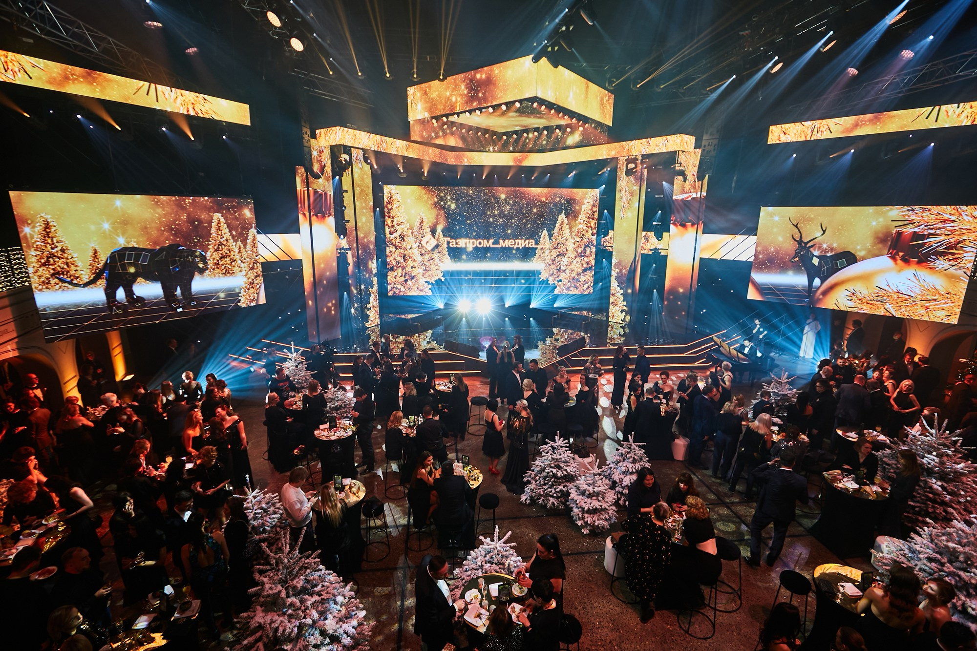 Новогодний Гала для Газпром-Медиа. Безумно красивая вечеринка. Татьяна Фомичева. Репортажный и светский фотограф в Москве