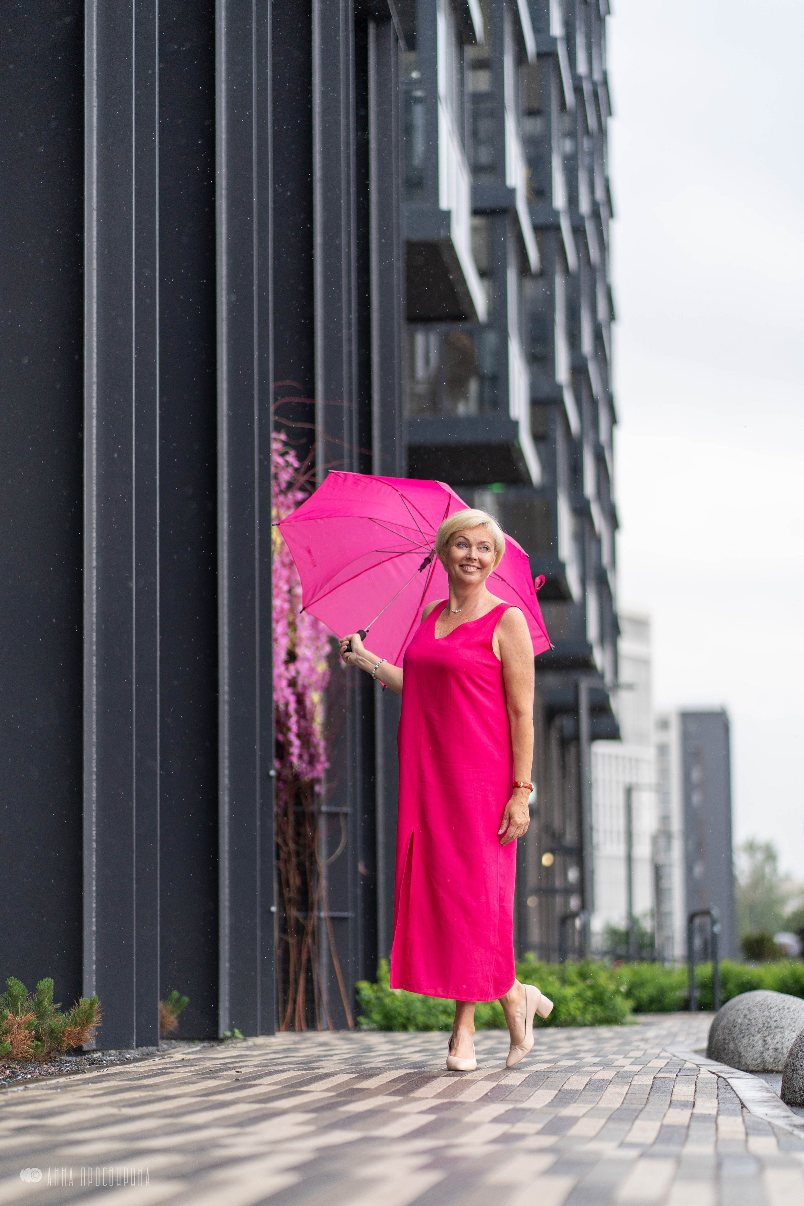Дождливый фотодень с цветами, Охта. Ваш фотограф в Санкт-Петербурге Анна Просвирина