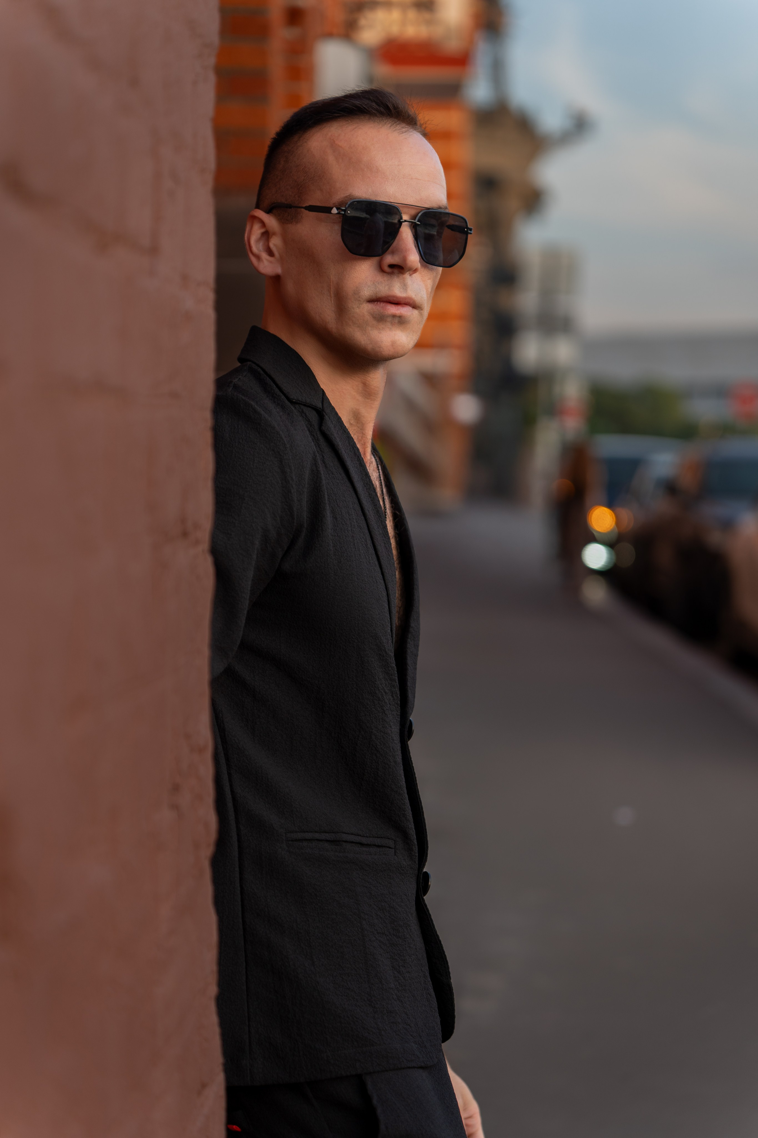 Мужская стрит фотосессия. Портретный фотограф в Москве Фарид Леонов