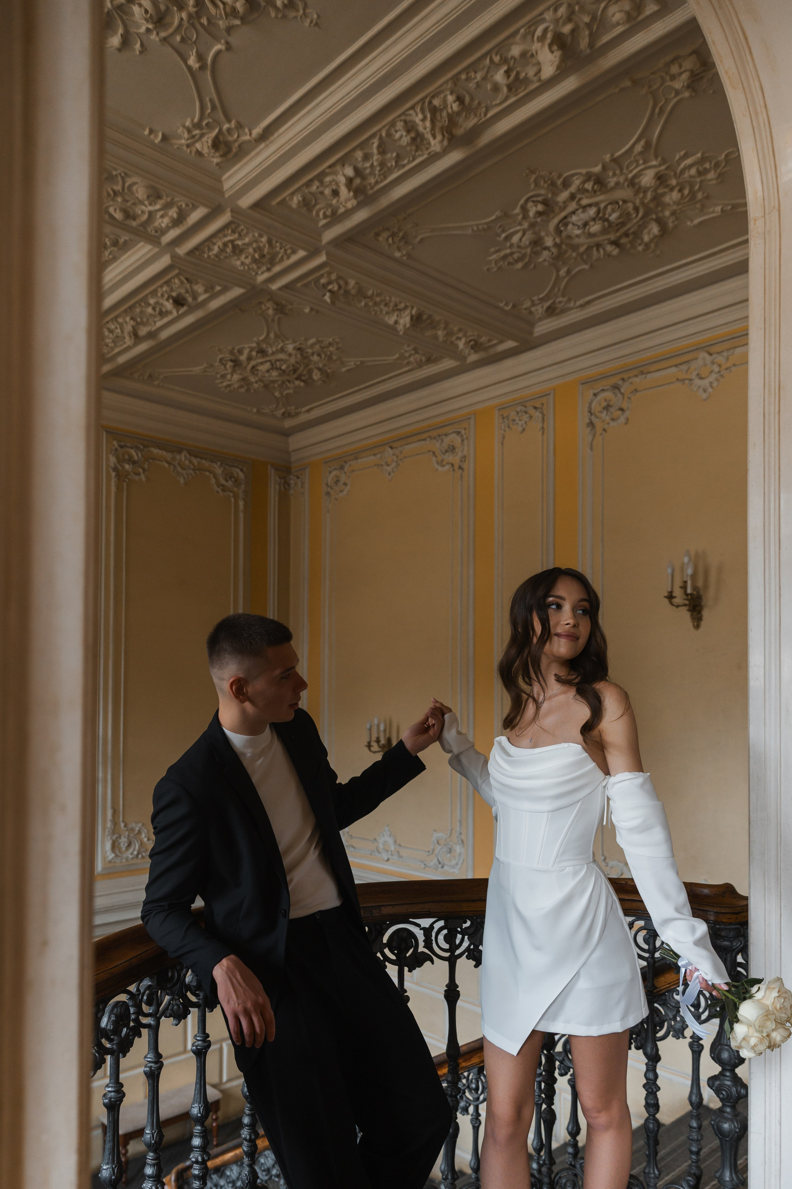 Даниил и Анастасия. Свадебная фотосессия в Библиотеке-читальне им. А. С. Пушкина. Фотограф и видеограф Анна Домашенко