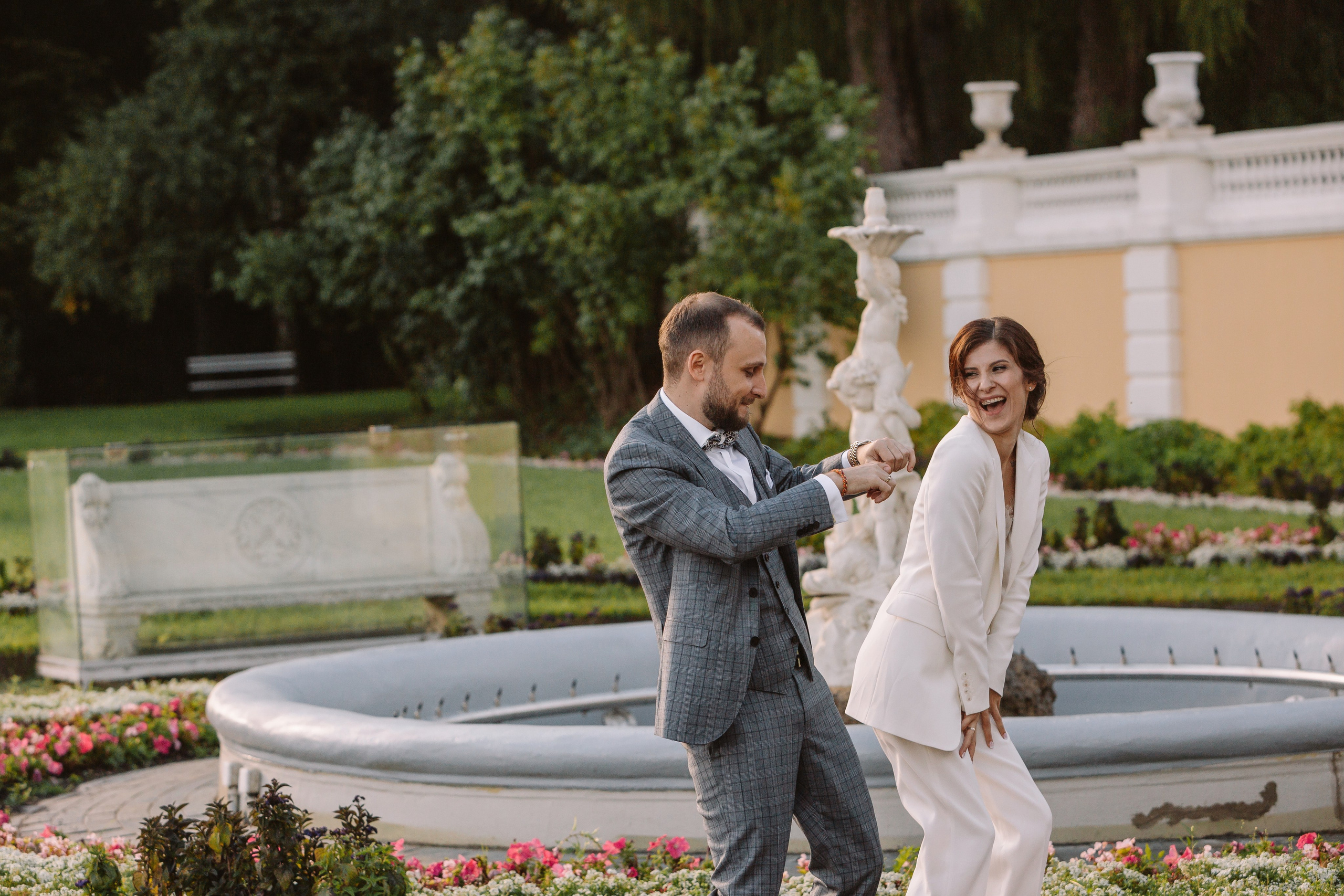 Свадебная фотосессия Давида и Марины в усадьбе Архангельское. Фотограф и видеограф Анна Домашенко