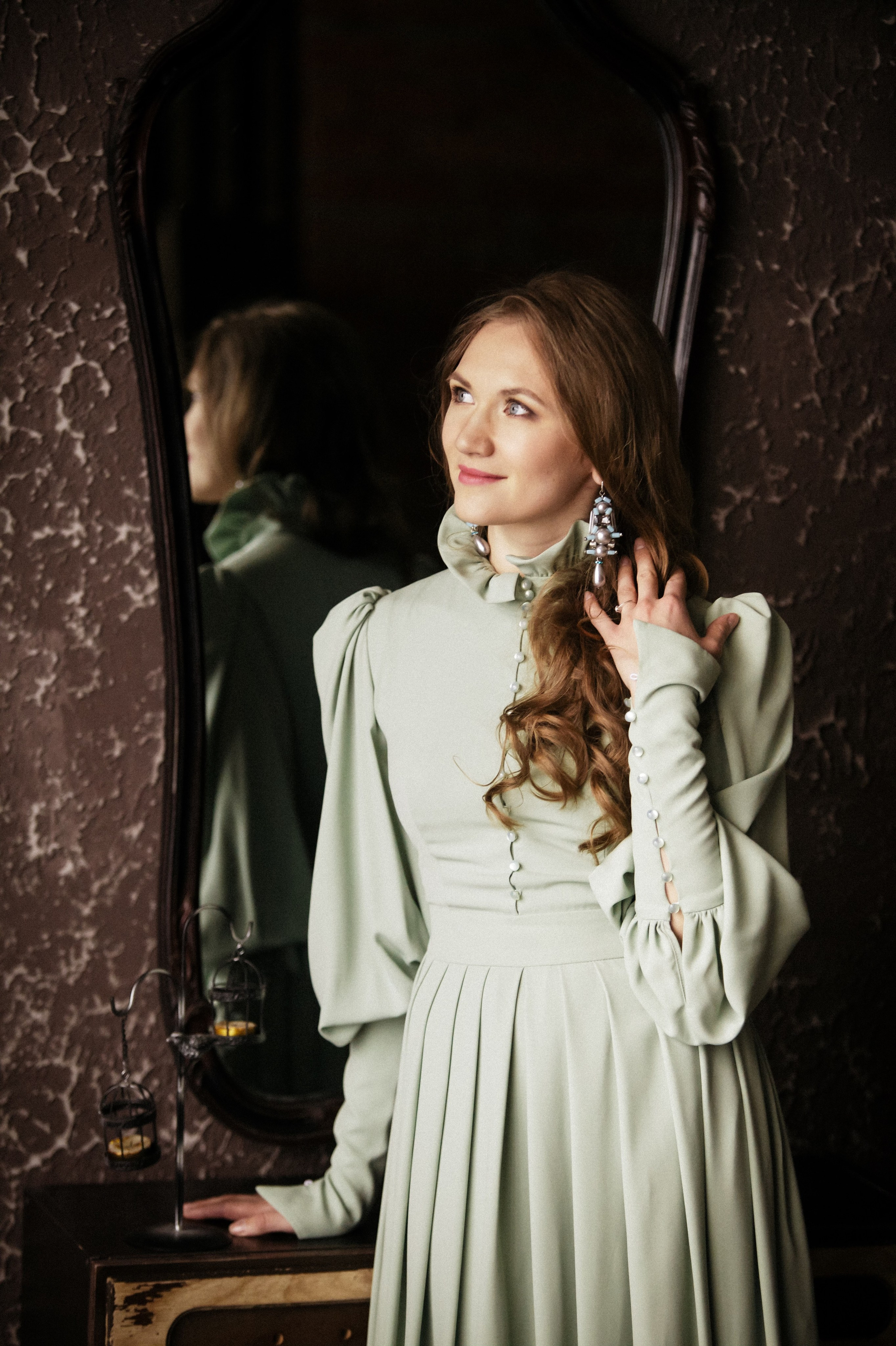 Съемка для двух сестер в студии. Фотографы в Москве Светлана Устинова и Сергей Грачев