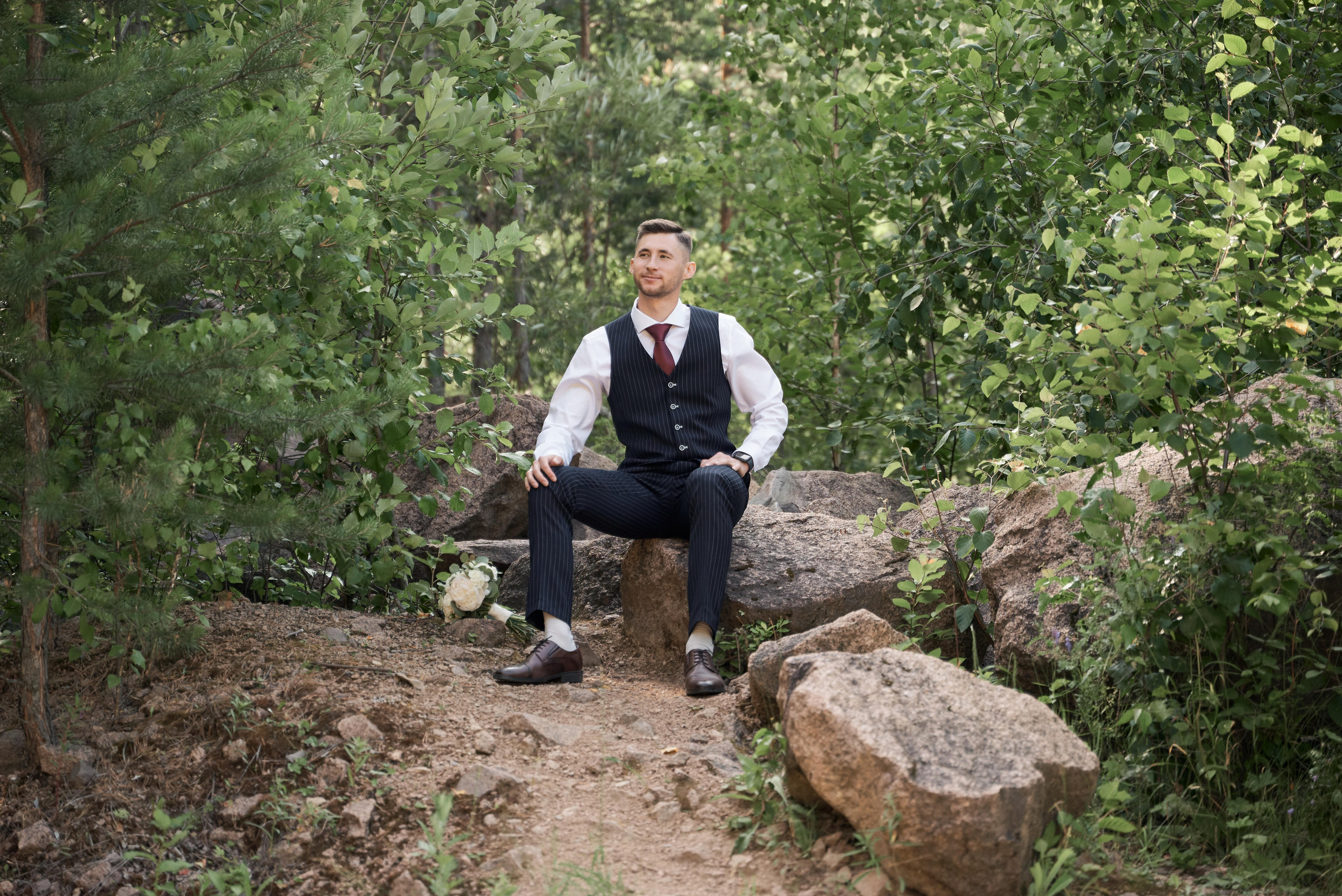 Гранитный карьер. Свадебный фотограф Александр Браво