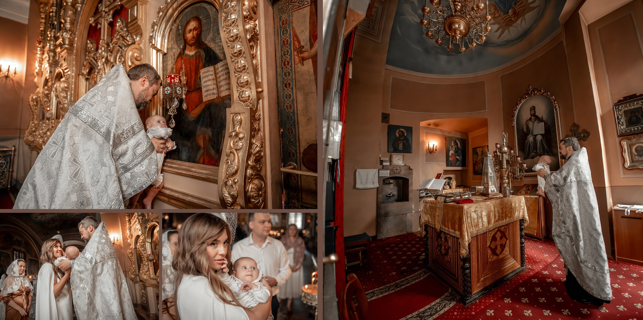 Крещение Сашеньки в Храме Воскресения Словущего в Даниловской Слободе