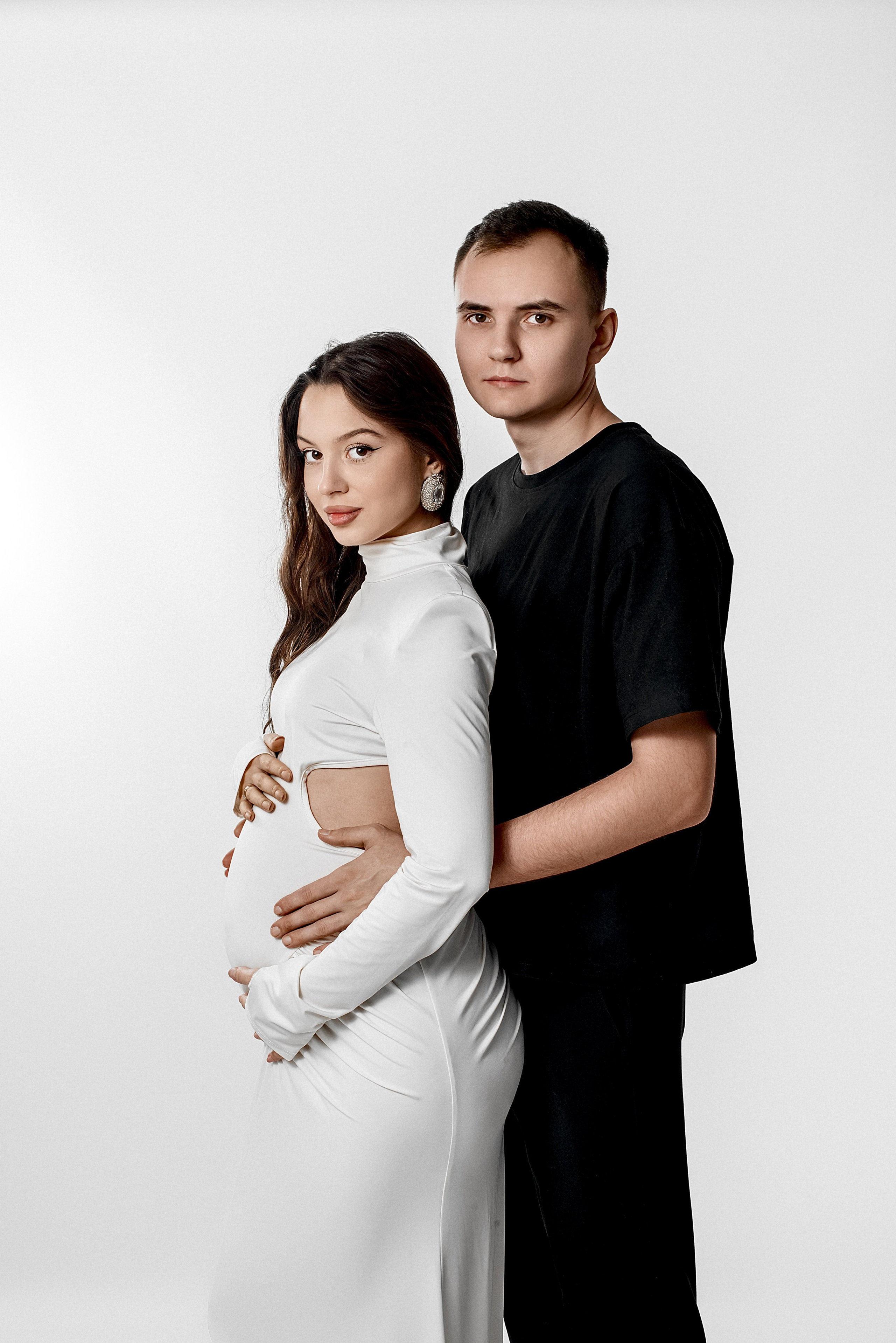 Анастасия и Евгений. Фотограф беременности и новорожденных в Рязани