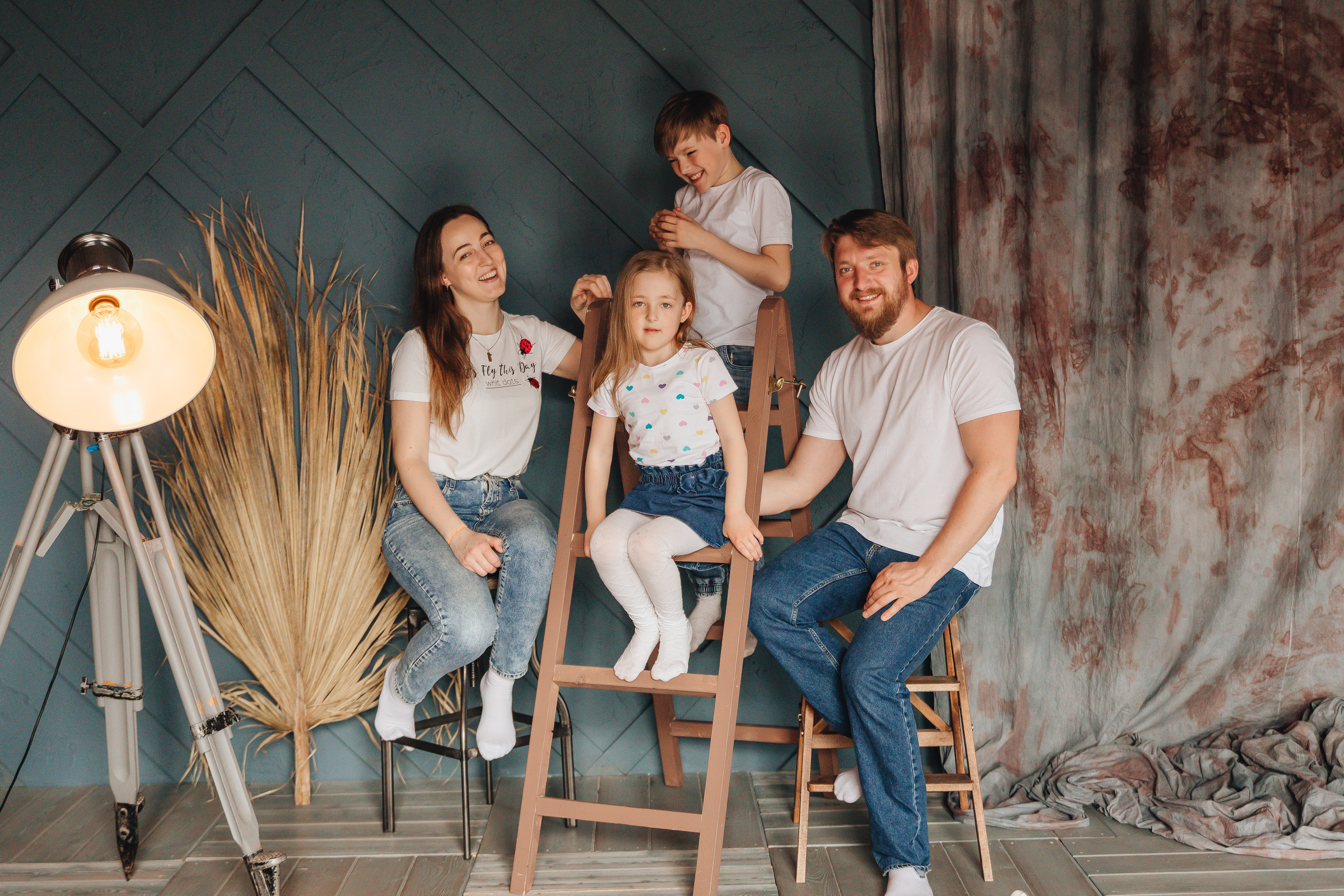 Сережа, Наташа, Савелий и Дана. Свадебный и семейный фотограф в Туле и области Маша Костина