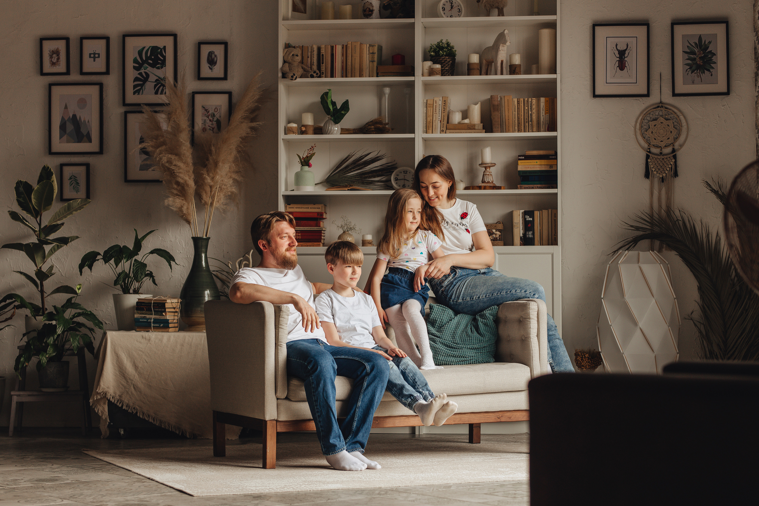 Сережа, Наташа, Савелий и Дана. Свадебный и семейный фотограф в Туле и области Маша Костина