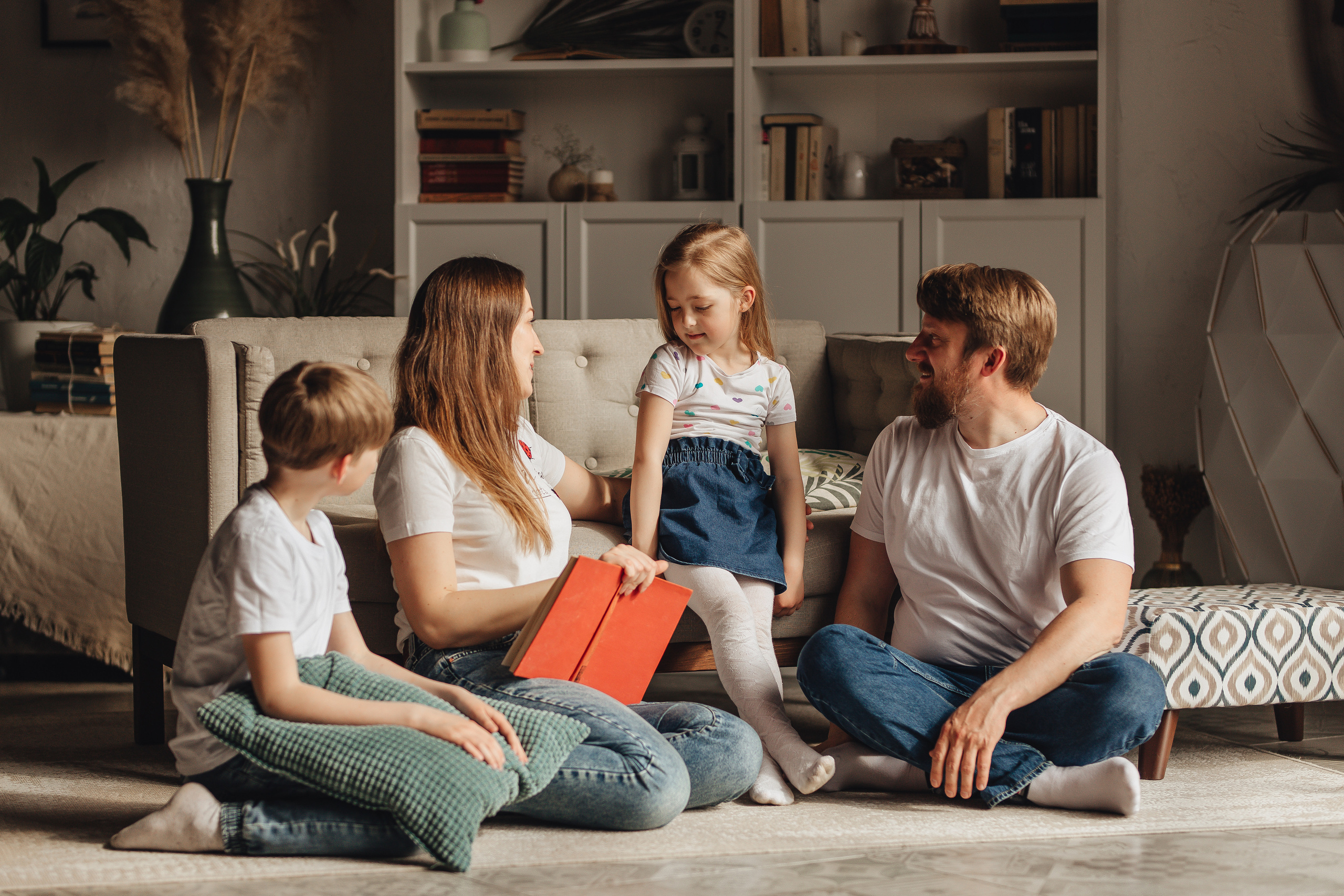 Сережа, Наташа, Савелий и Дана. Свадебный и семейный фотограф в Туле и области Маша Костина