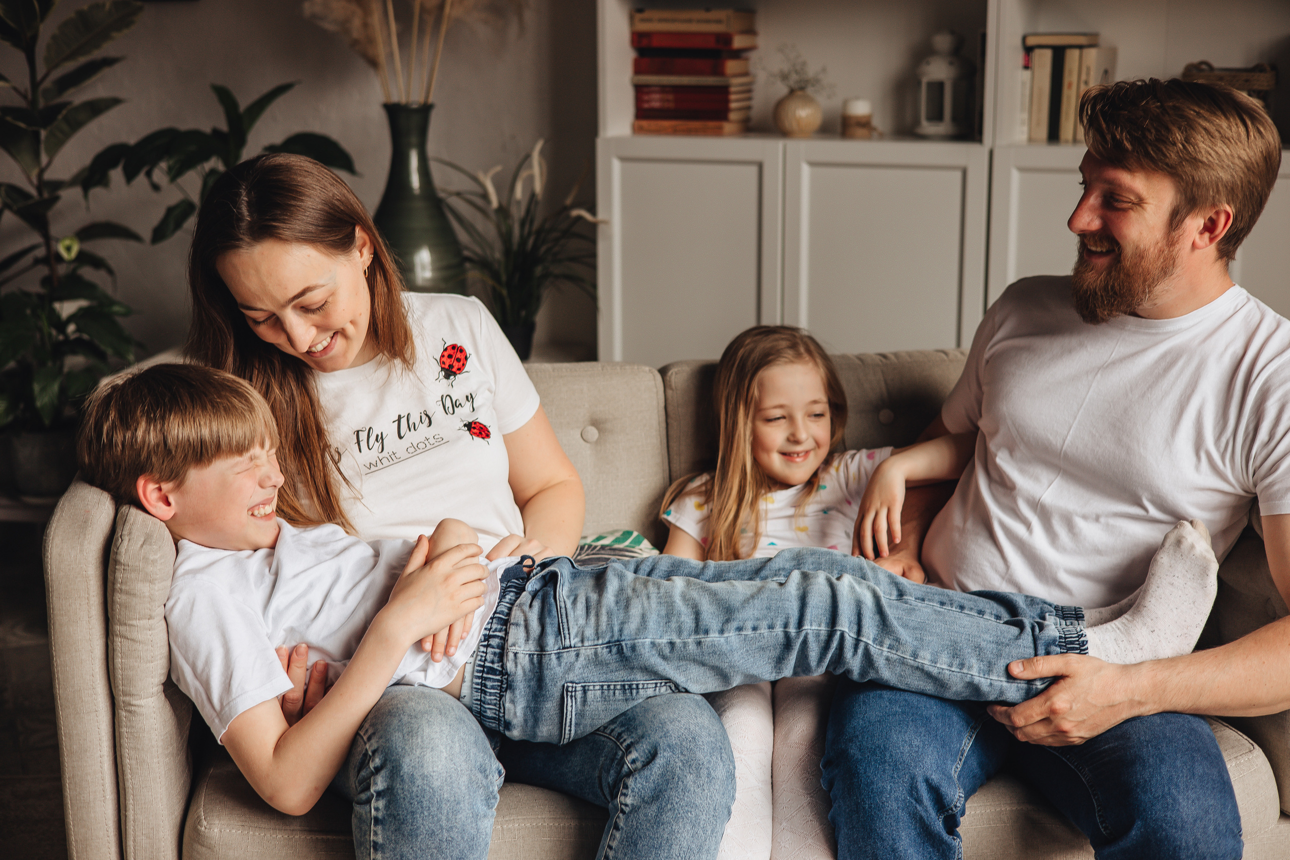 Сережа, Наташа, Савелий и Дана. Свадебный и семейный фотограф в Туле и области Маша Костина