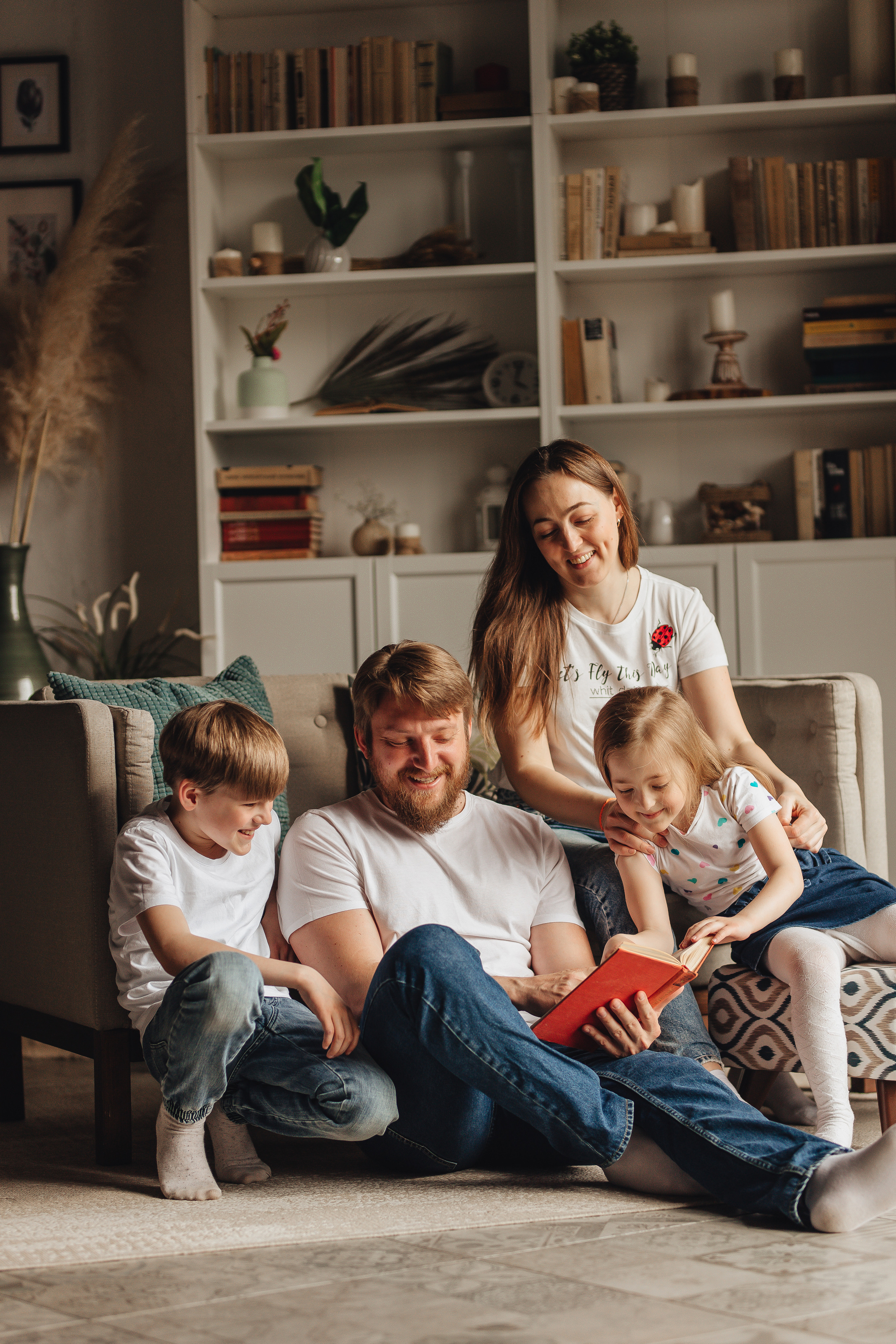 Сережа, Наташа, Савелий и Дана. Свадебный и семейный фотограф в Туле и области Маша Костина