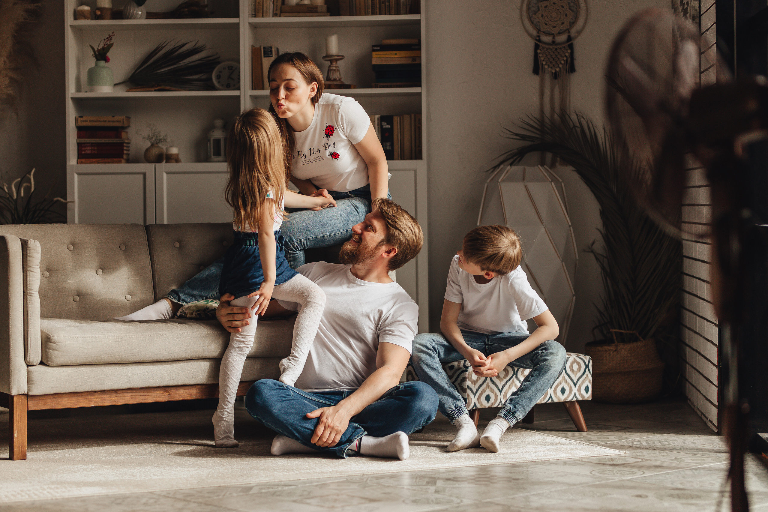 Сережа, Наташа, Савелий и Дана. Свадебный и семейный фотограф в Туле и области Маша Костина