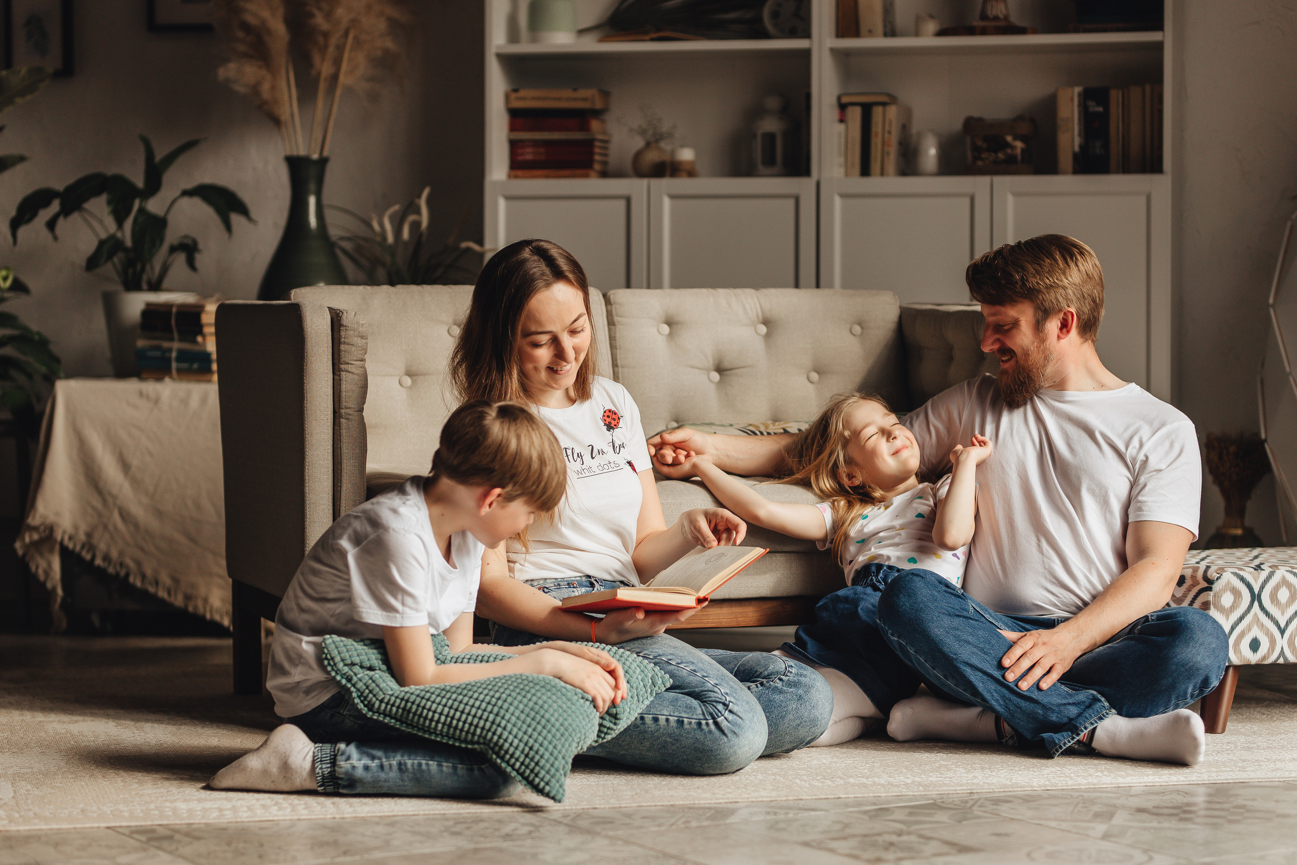 Сережа, Наташа, Савелий и Дана. Свадебный и семейный фотограф в Туле и области Маша Костина