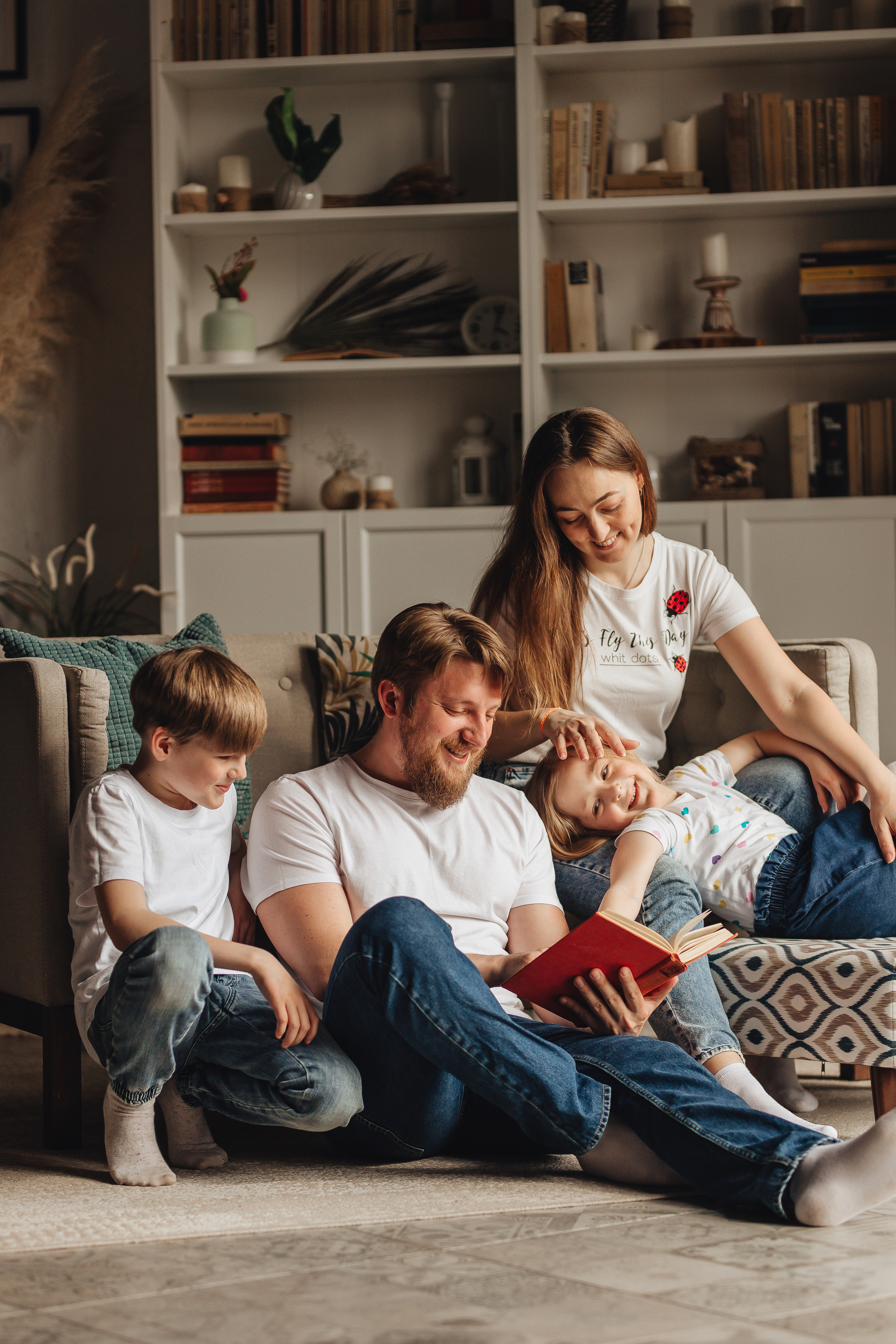 Сережа, Наташа, Савелий и Дана. Свадебный и семейный фотограф в Туле и области Маша Костина