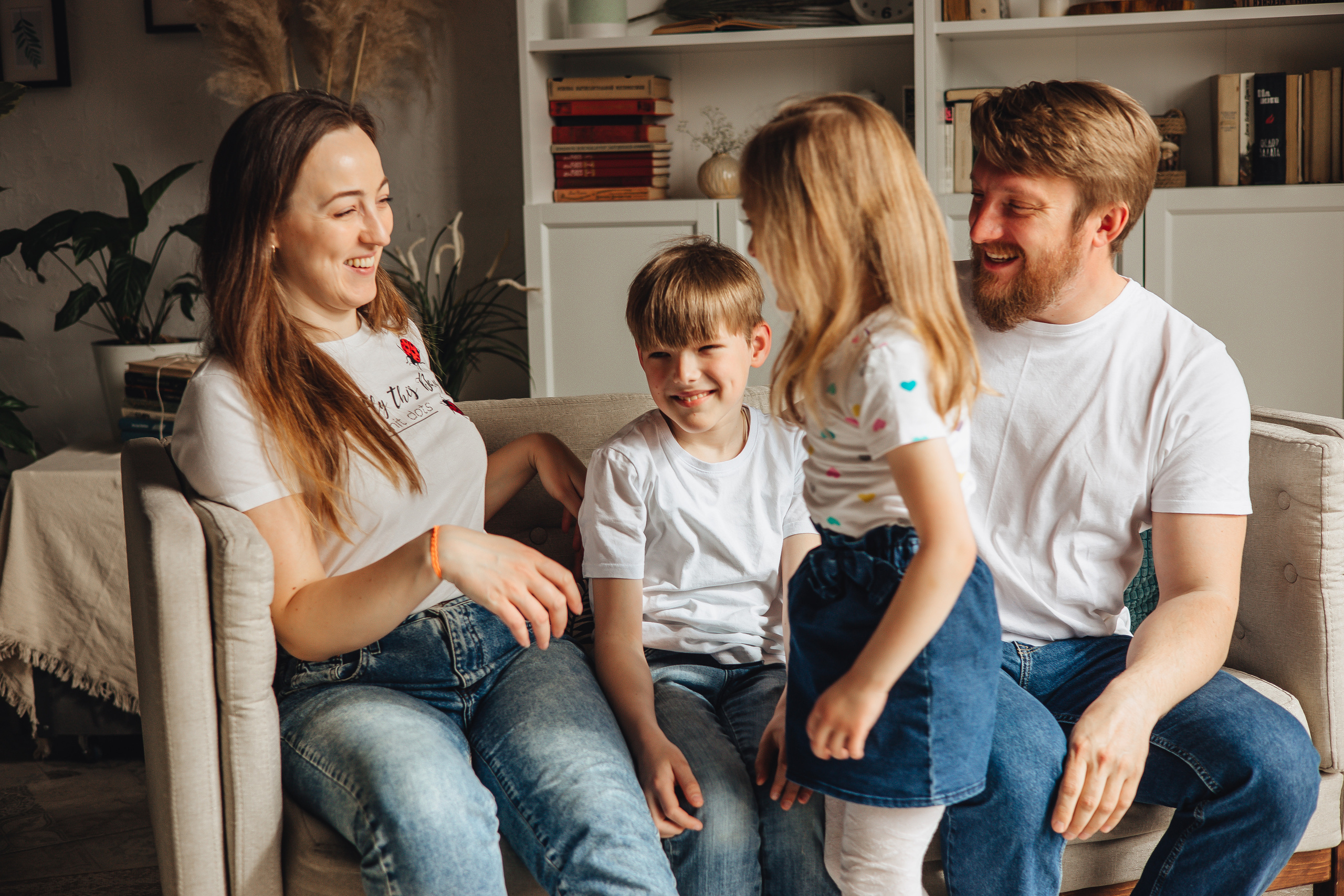 Сережа, Наташа, Савелий и Дана. Свадебный и семейный фотограф в Туле и области Маша Костина