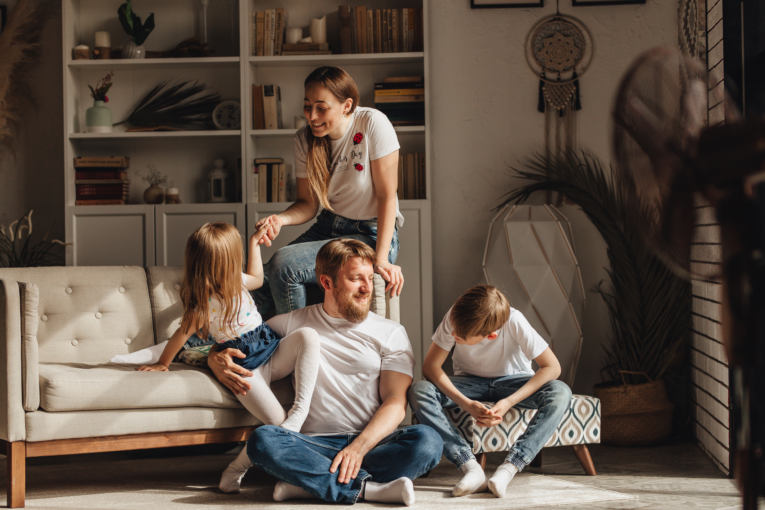 Сережа, Наташа, Савелий и Дана. Свадебный и семейный фотограф в Туле и области Маша Костина