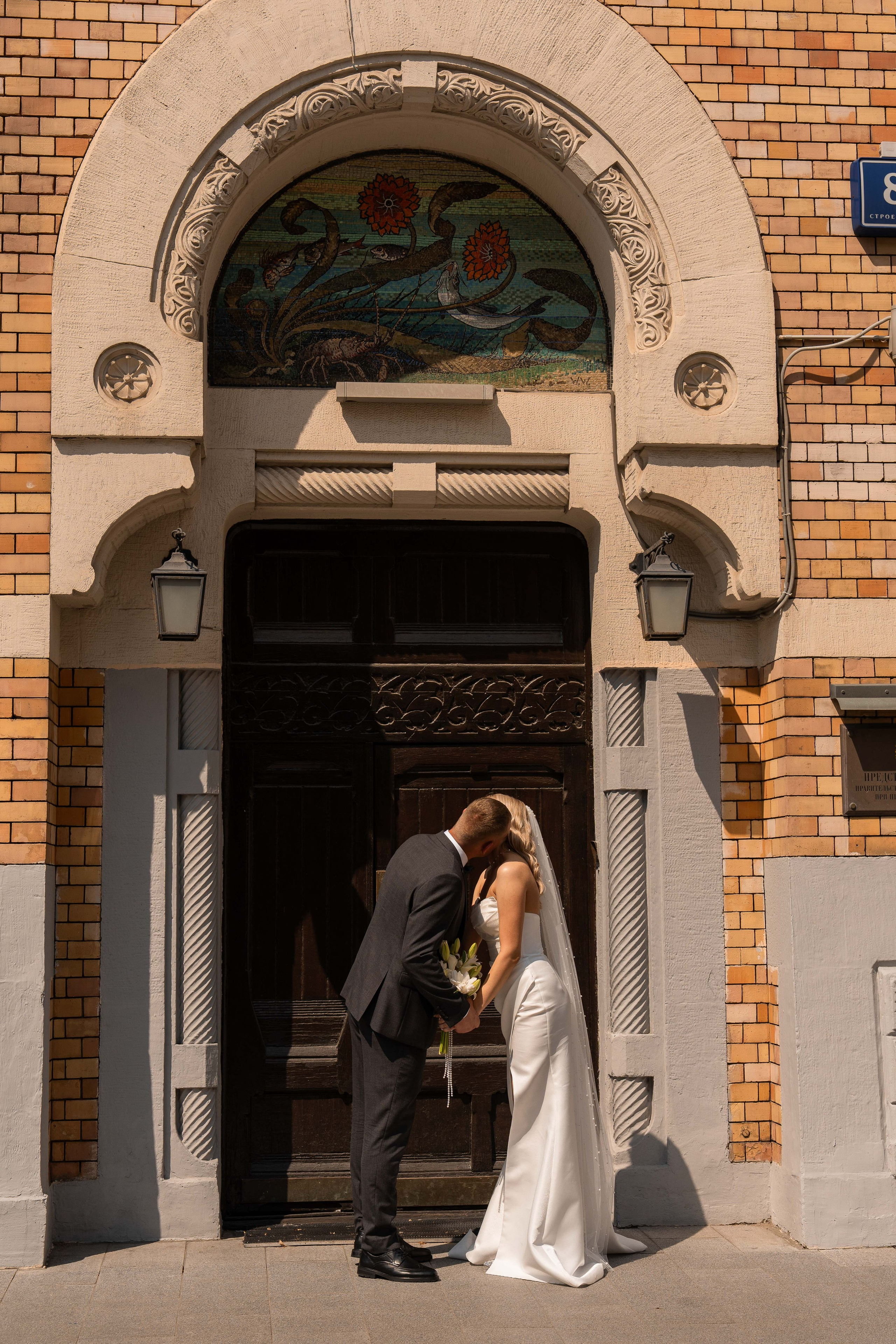 Свадебная фотосессия в Москве, регистрация в Кутузовском ЗАГСе Москва. Свадебный фотограф в Москве Анна Полушина