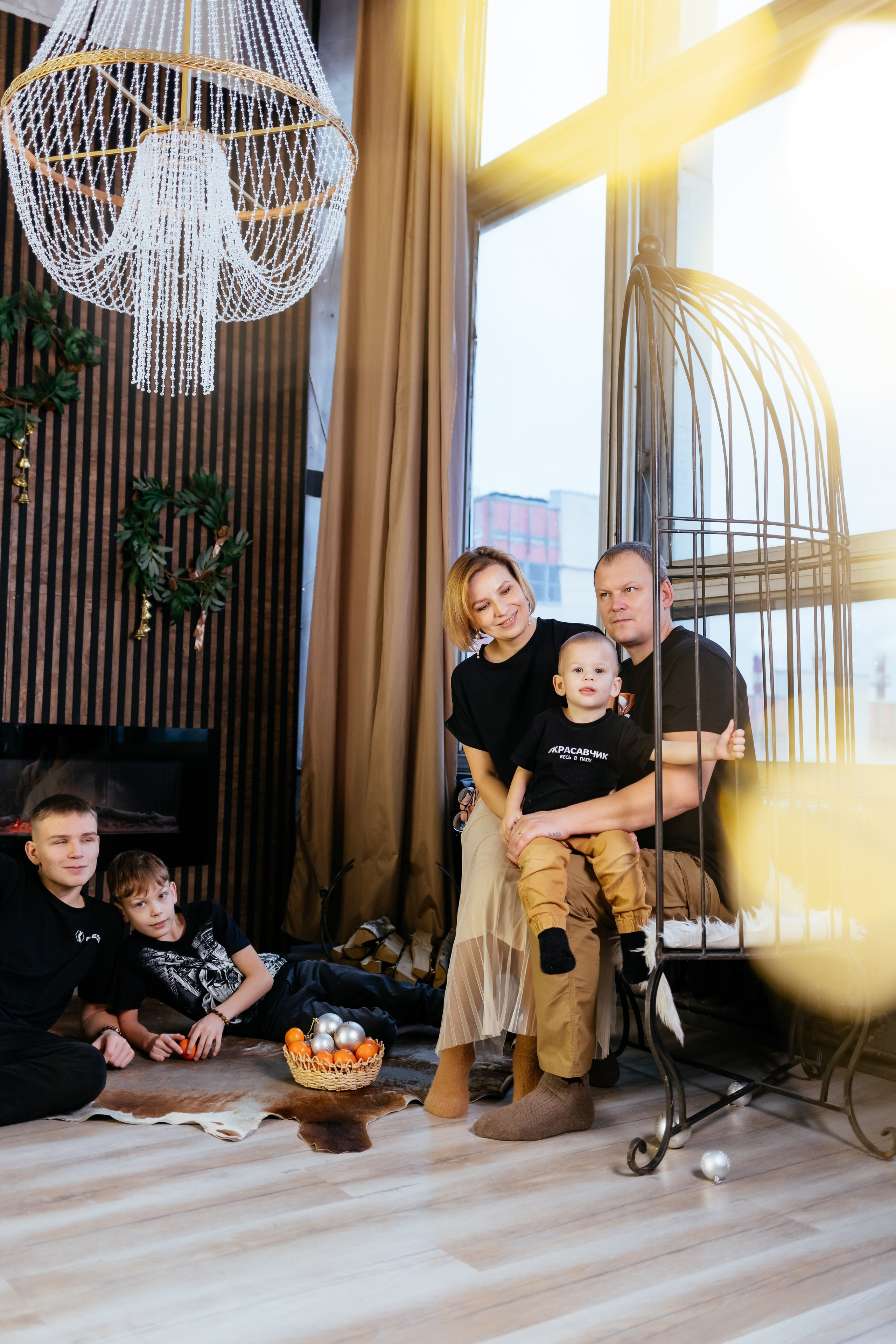 Новогодняя семейная съёмка. EtoStudio. Семейный фотограф в Минске Приболовец Светлана