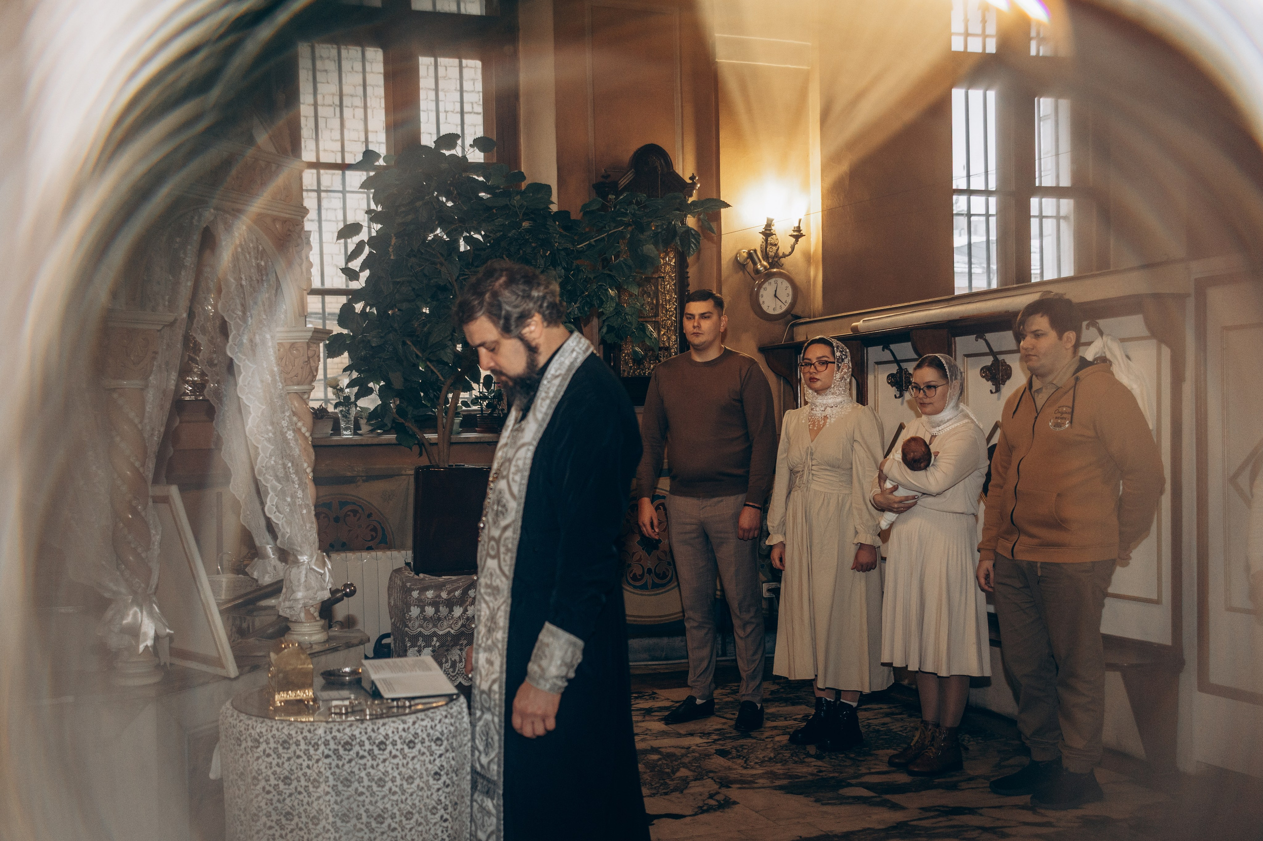 Крещение в Храме Воскресения Словущего в Даниловской Слободе. Главная