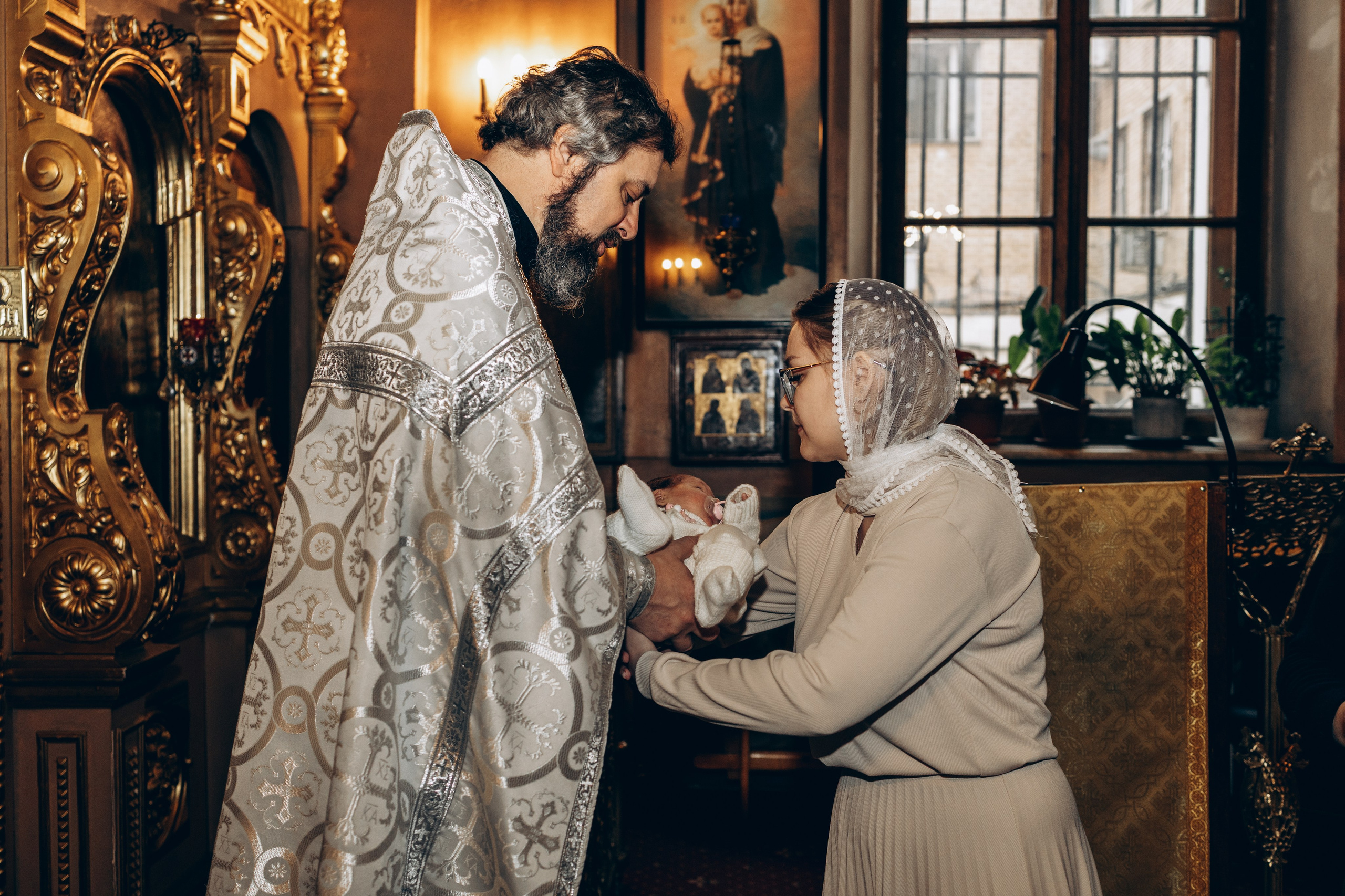 Крещение в Храме Воскресения Словущего в Даниловской Слободе. Главная